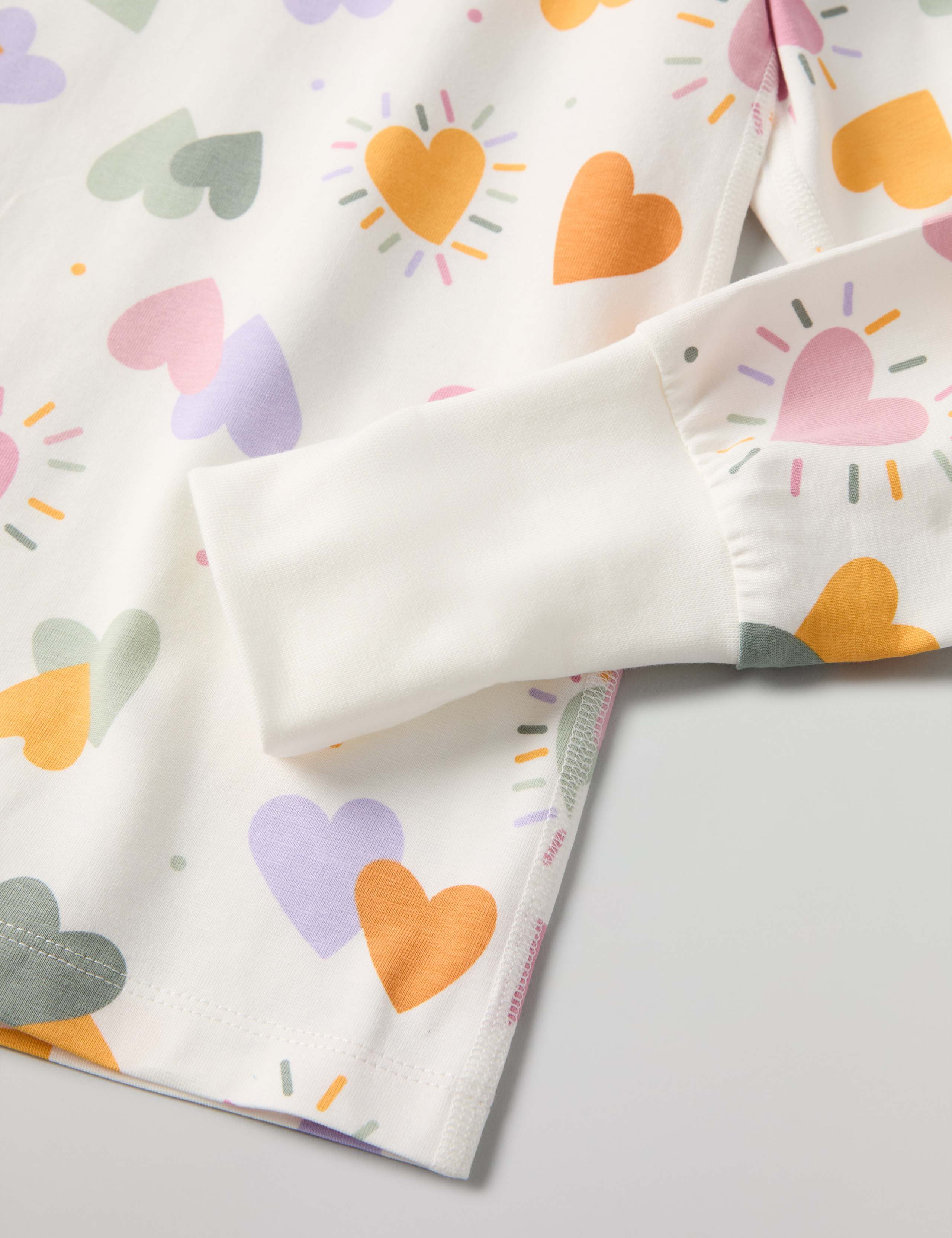 Cotton Rich Heart Pyjamas (1-10 Yrs) 6 of 6