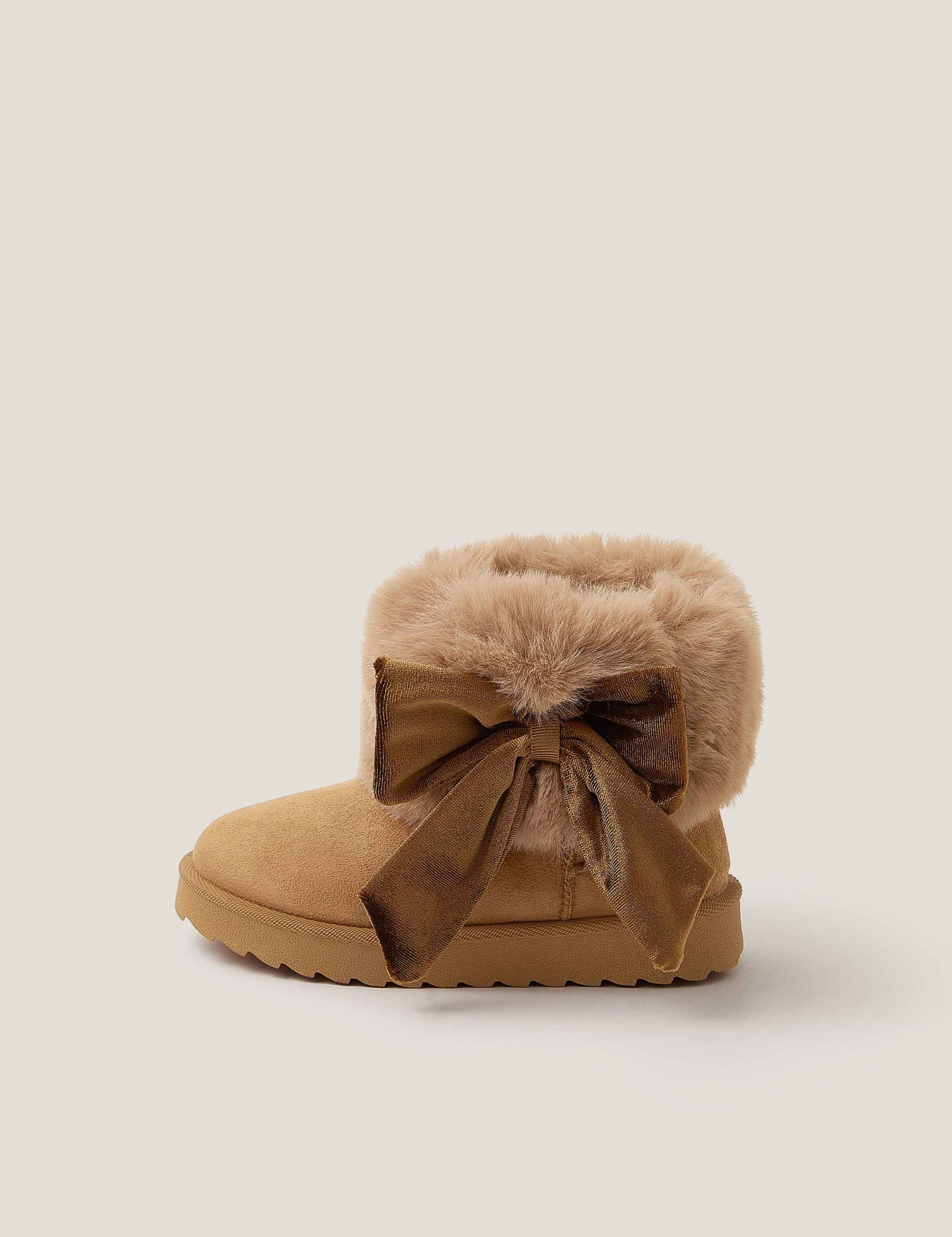 Kids' Faux Fur Ankle Boots (10 Small - 4 Large) 3 of 3