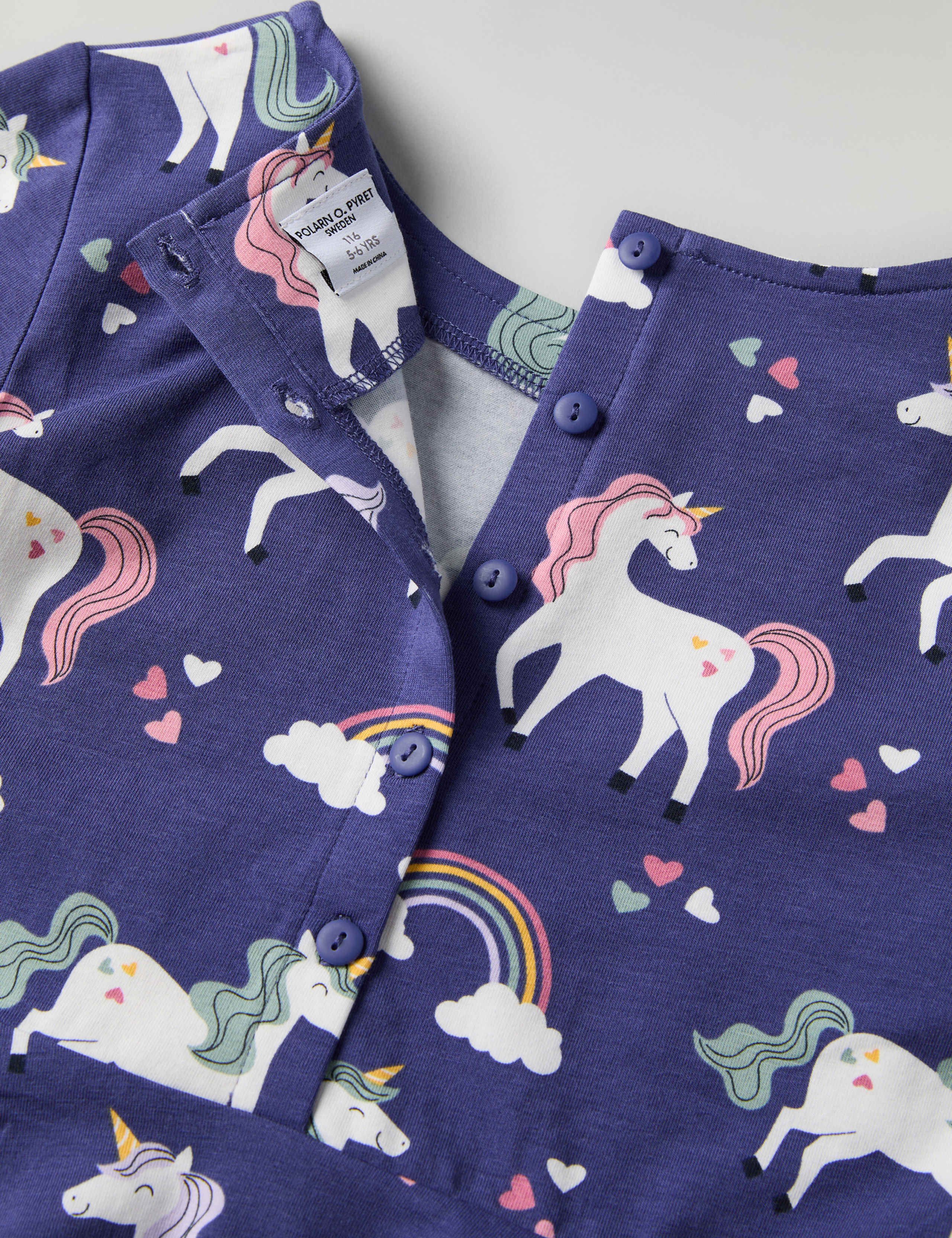 Cotton Rich Unicorn Dress (1-10 Yrs) 4 of 4