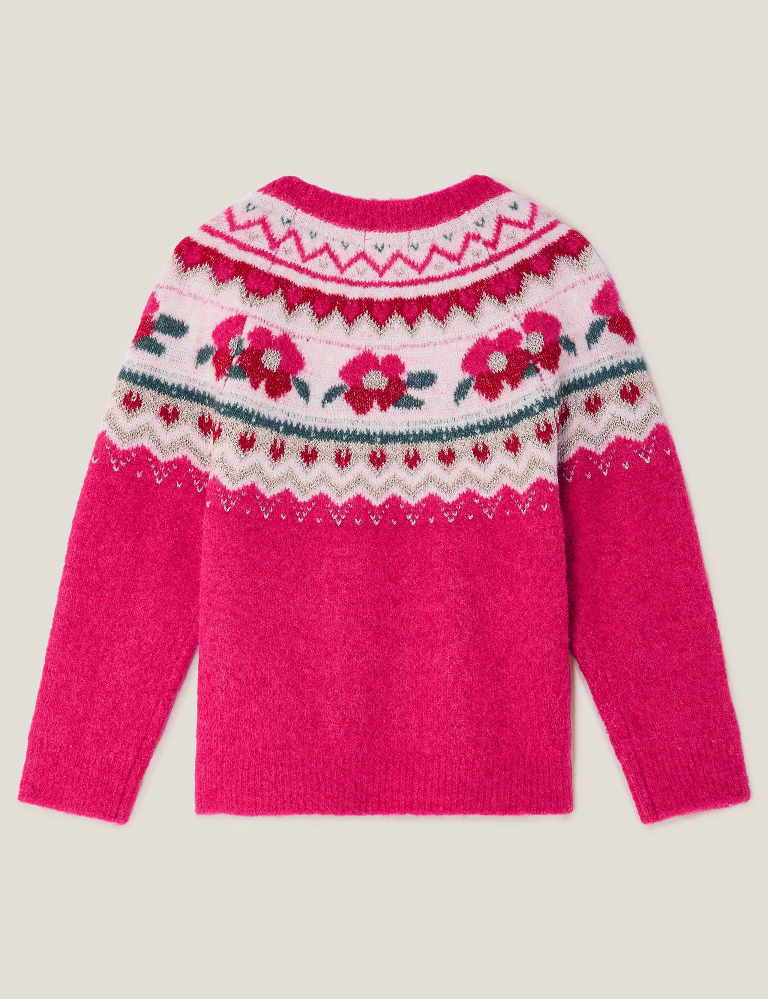 Fair Isle Sparkly Jumper (3-13 Yrs) 4 of 4
