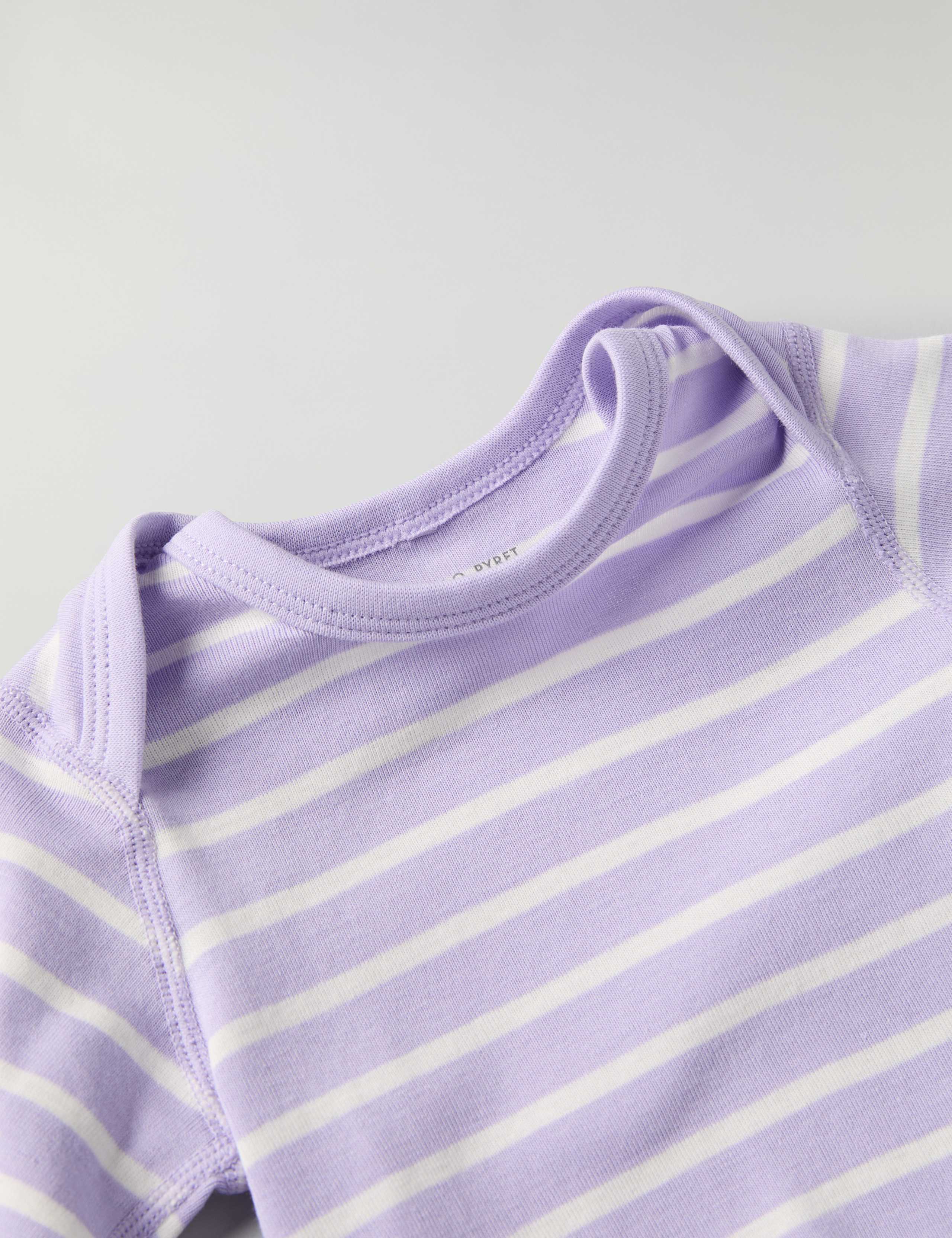 Pure Cotton Striped Bodysuit (1-24 Mths) 4 of 4