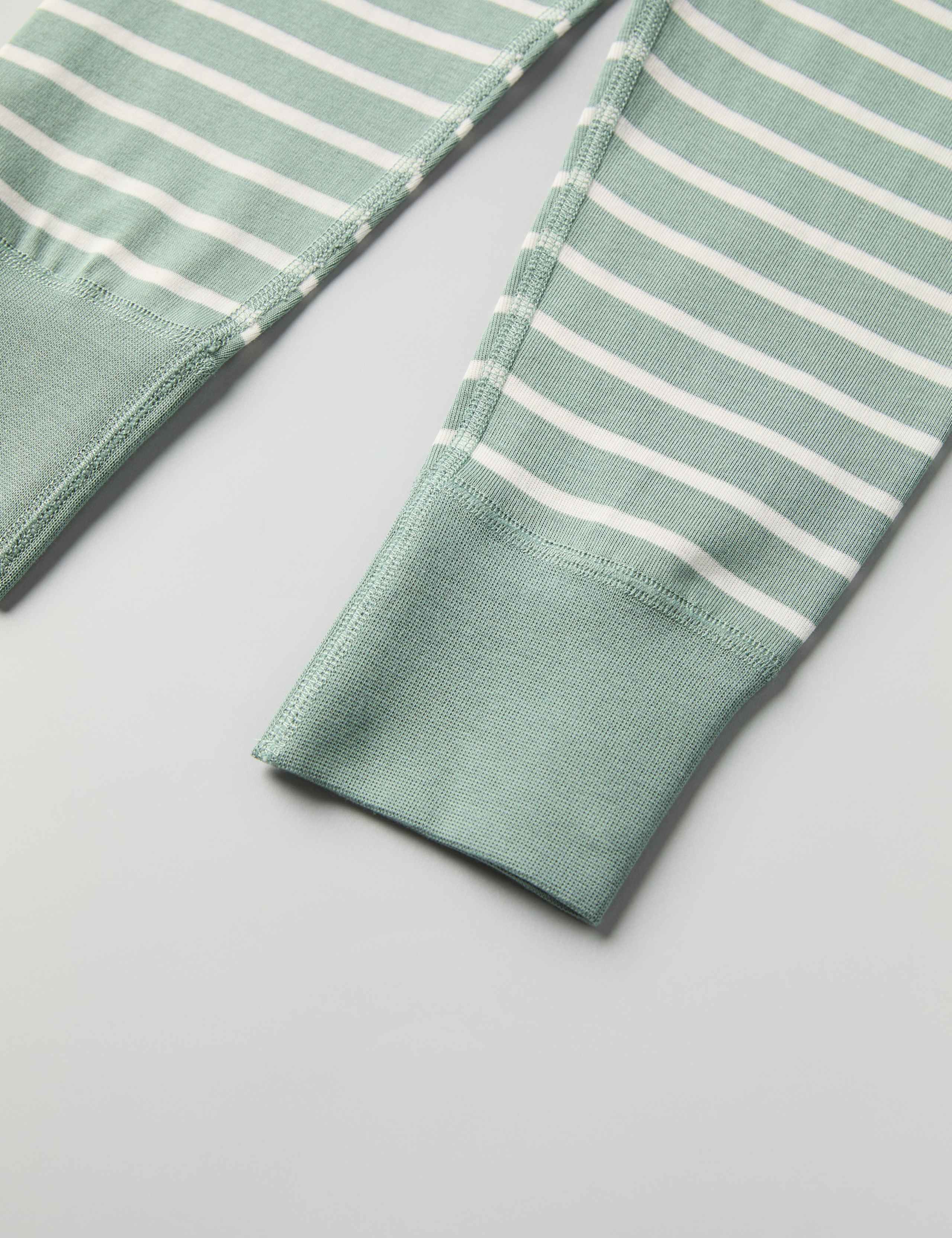 Pure Cotton Striped Leggings (1-10 Yrs) 4 of 4