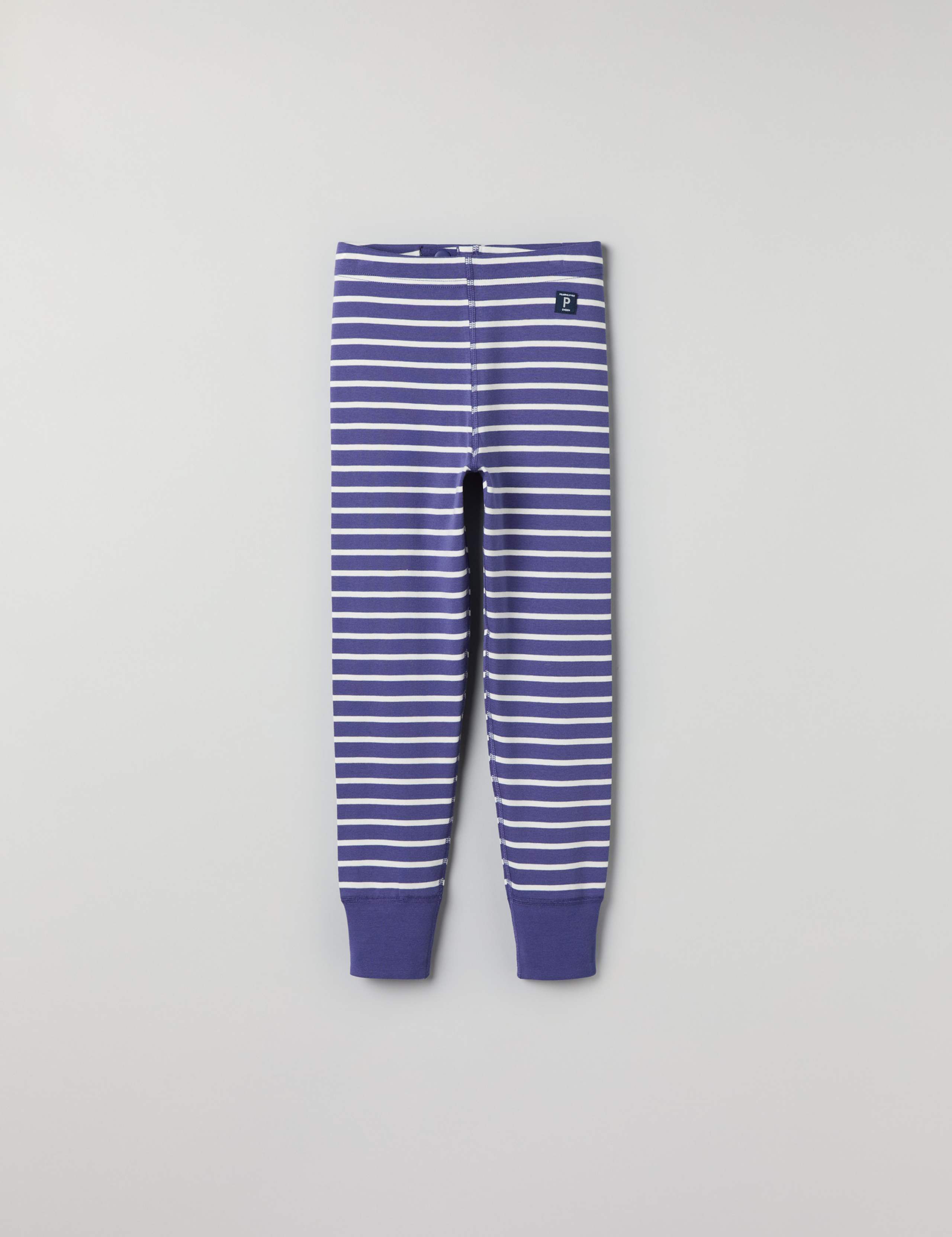 Pure Cotton Striped Leggings (1-10 Yrs) 2 of 4