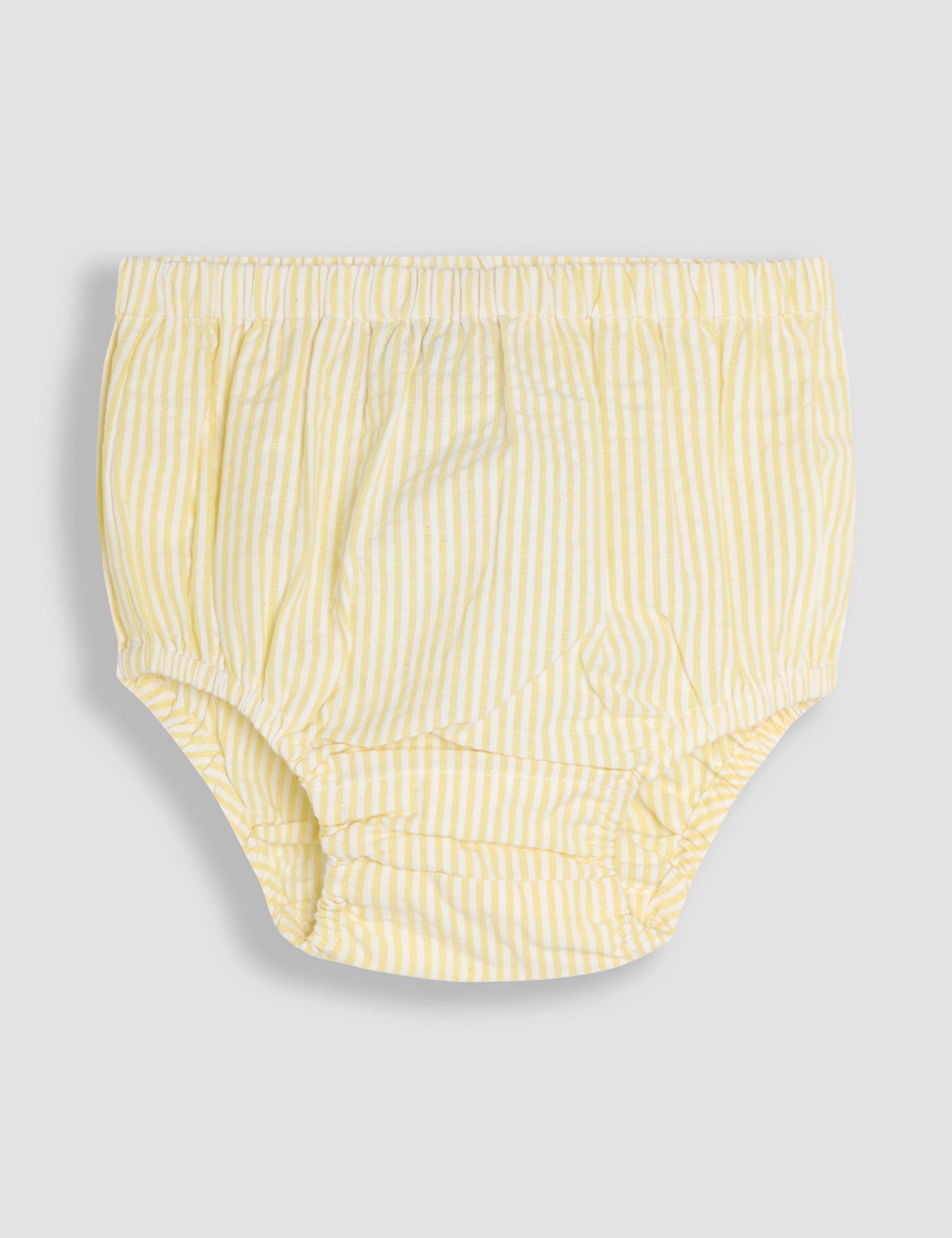 Pure Cotton Bunny Applique Striped Dress (0-5 Yrs) 3 of 5