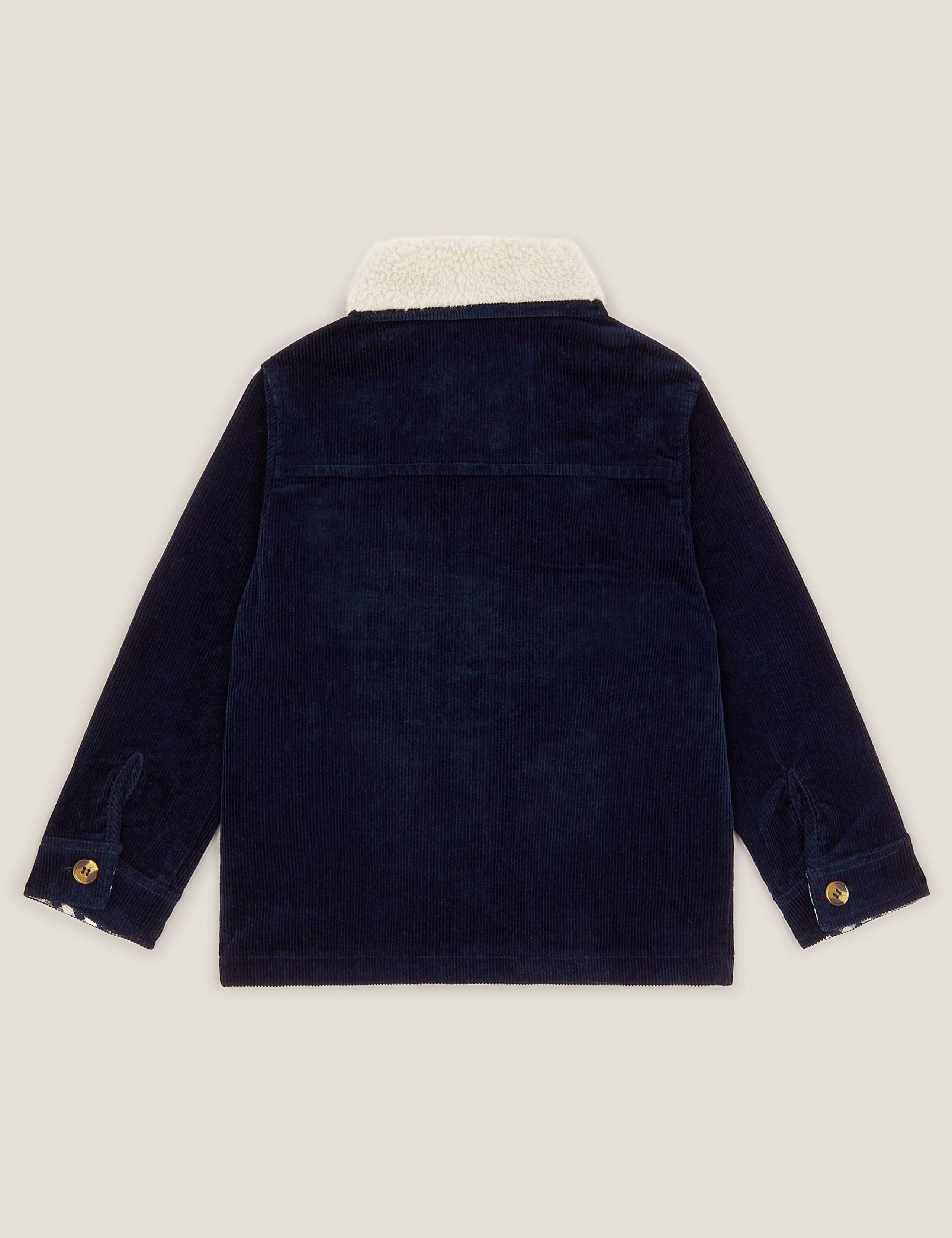 Corduroy Borg Collar Shirt (2-13 Yrs) 2 of 3