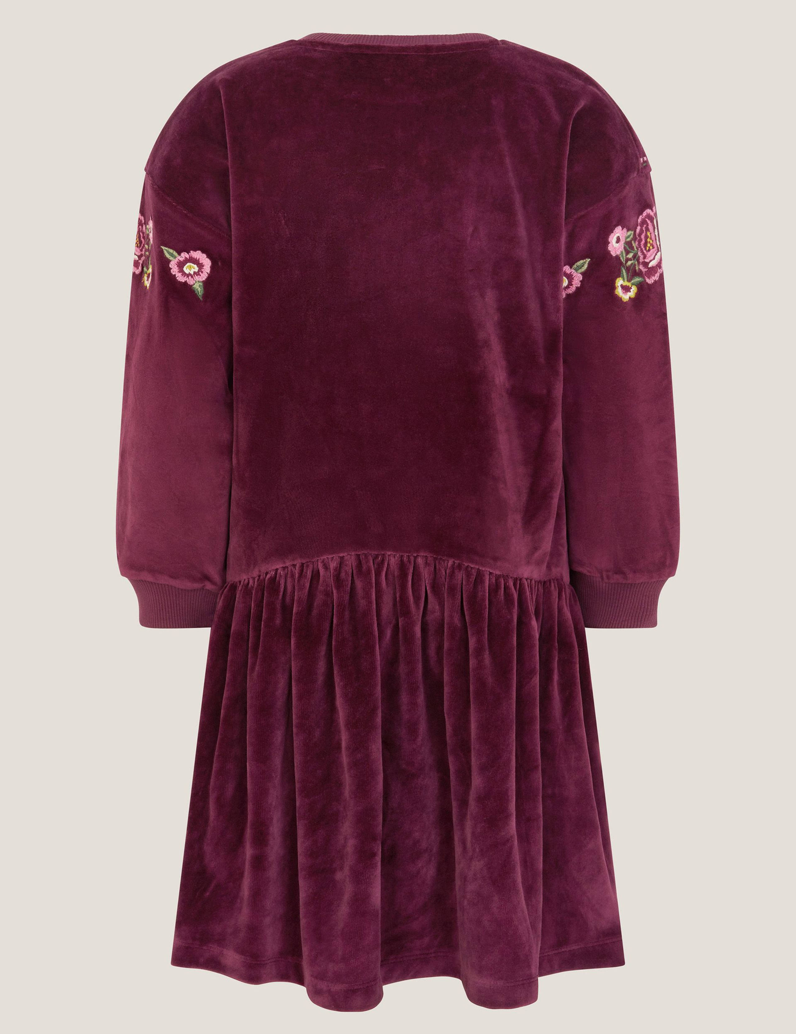 Velour Sequin Butterfly Dress (3-13 Yrs) 3 of 4