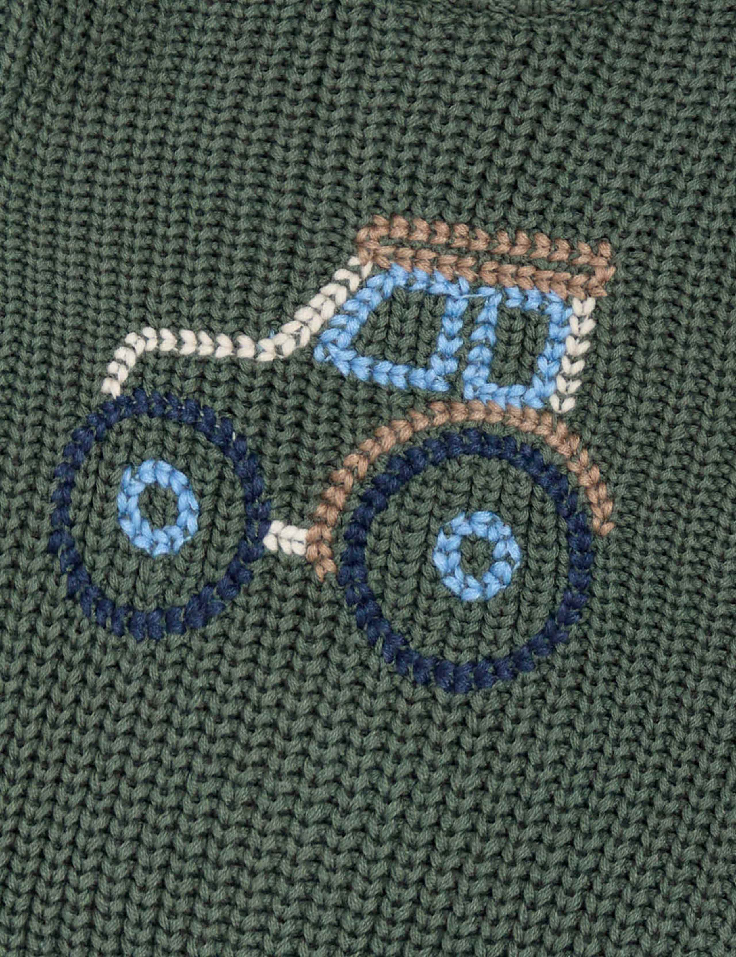 Pure Cotton Tractor Jumper (0 Mths-5 Yrs) 2 of 3