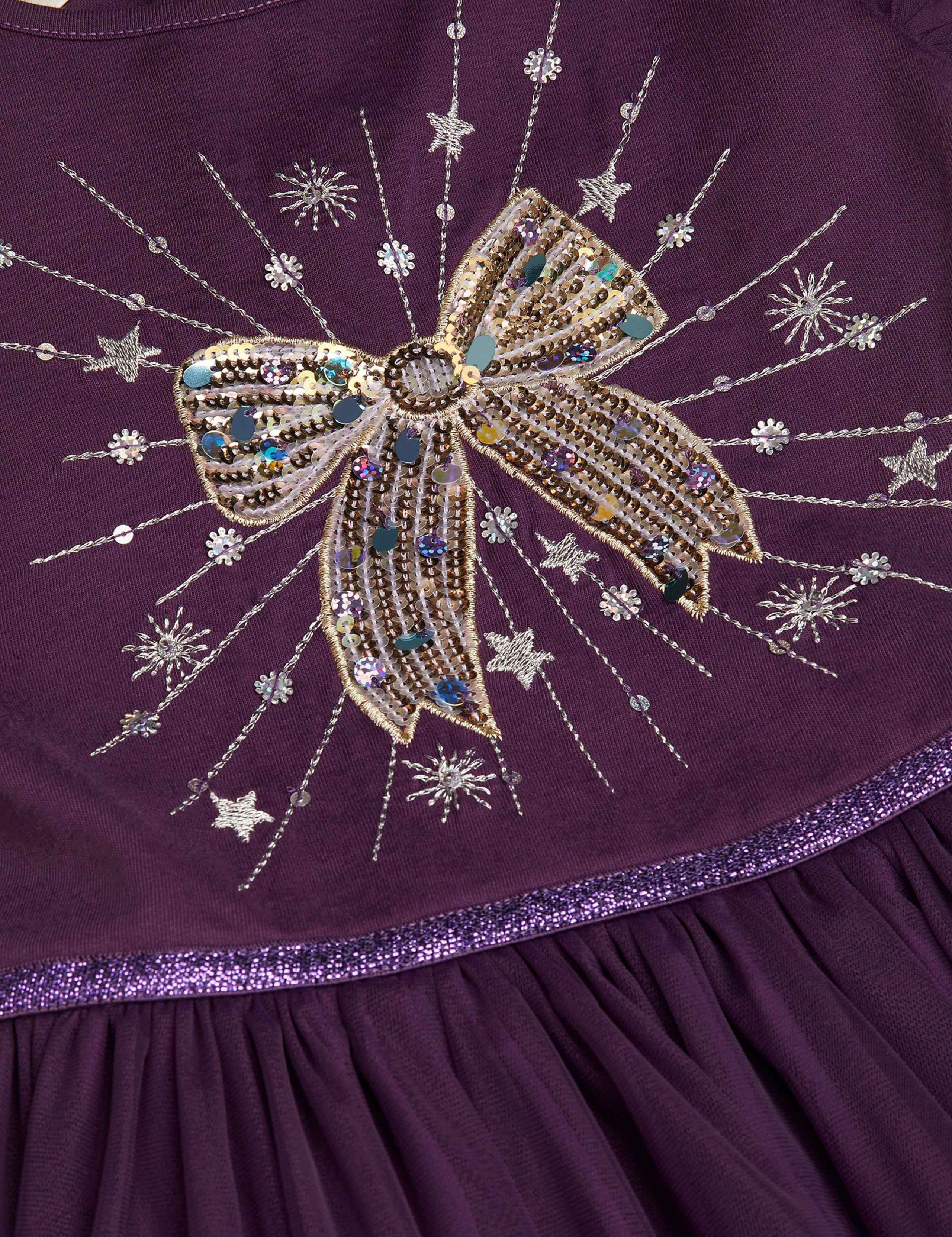 Tulle Sequin Bow Dress (3-13 Yrs) 3 of 3