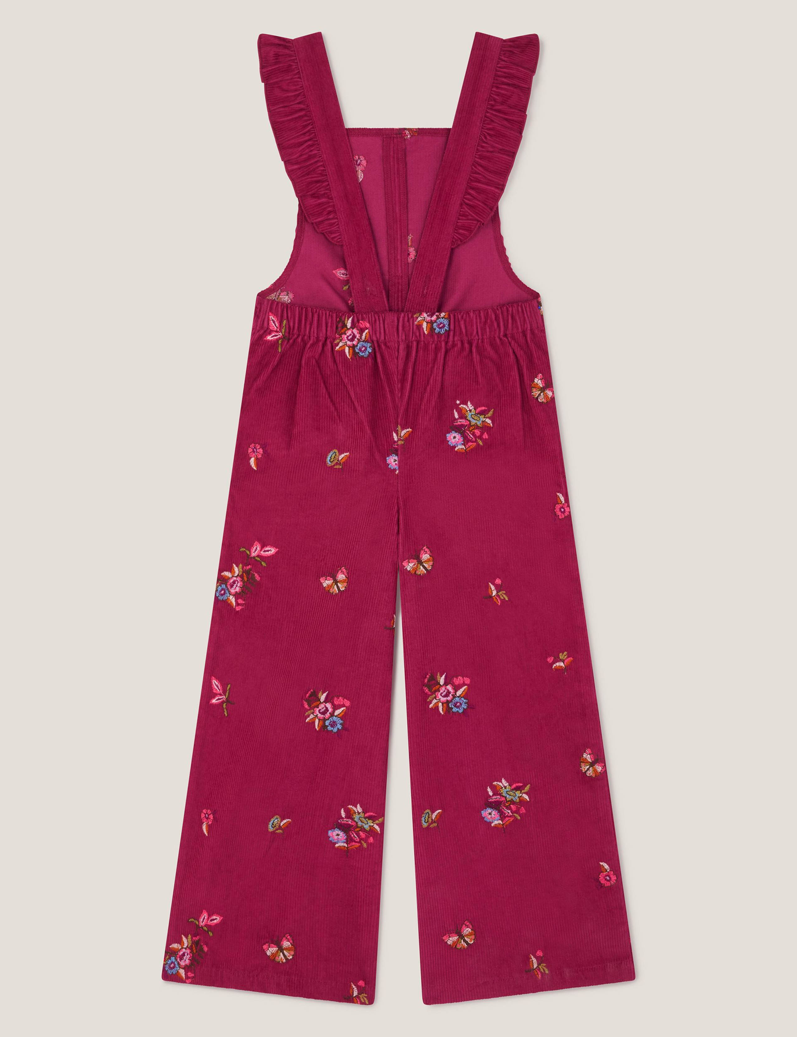 Embroidered Corduroy Dungarees (2-13 Yrs) 3 of 4