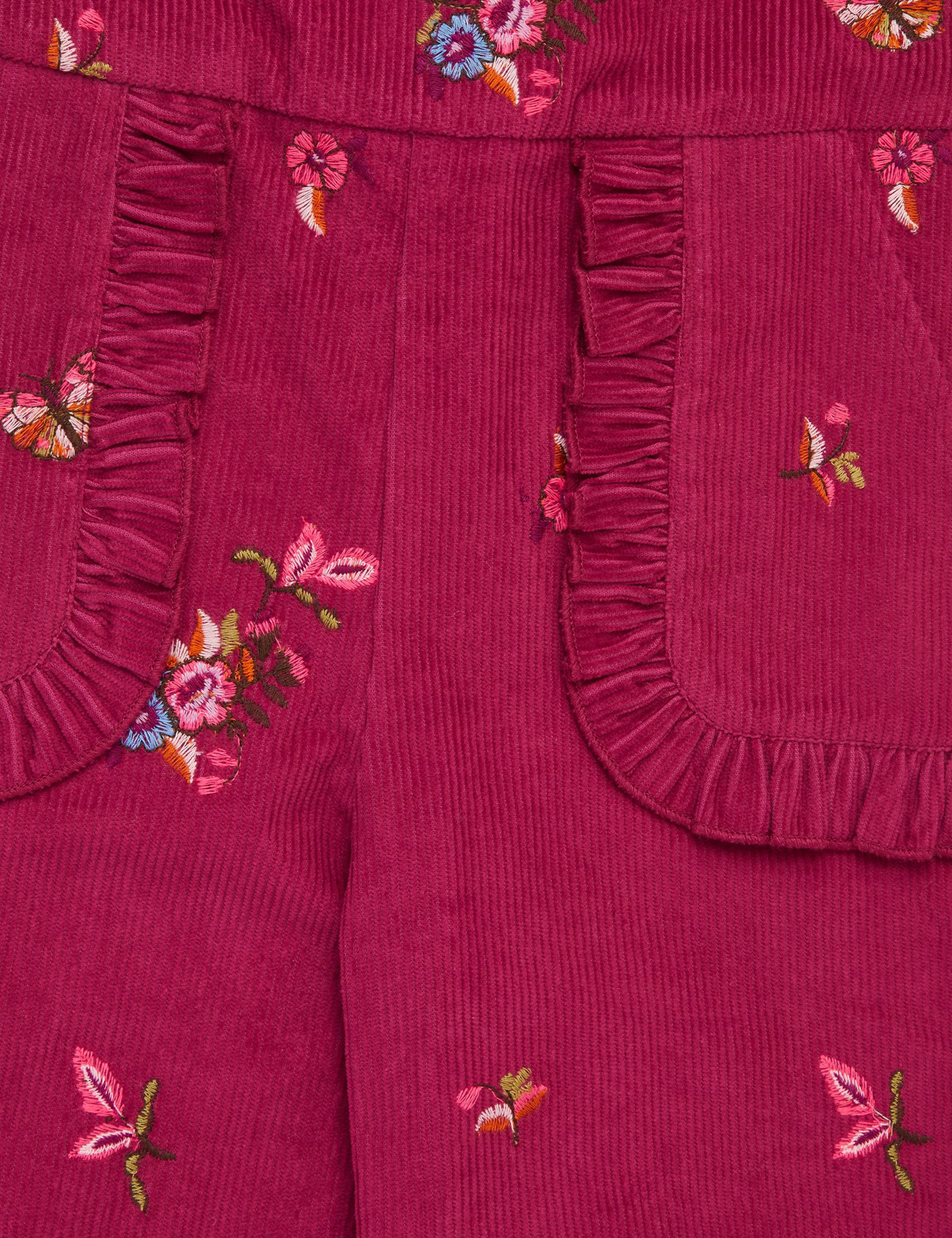 Embroidered Corduroy Dungarees (2-13 Yrs) 4 of 4