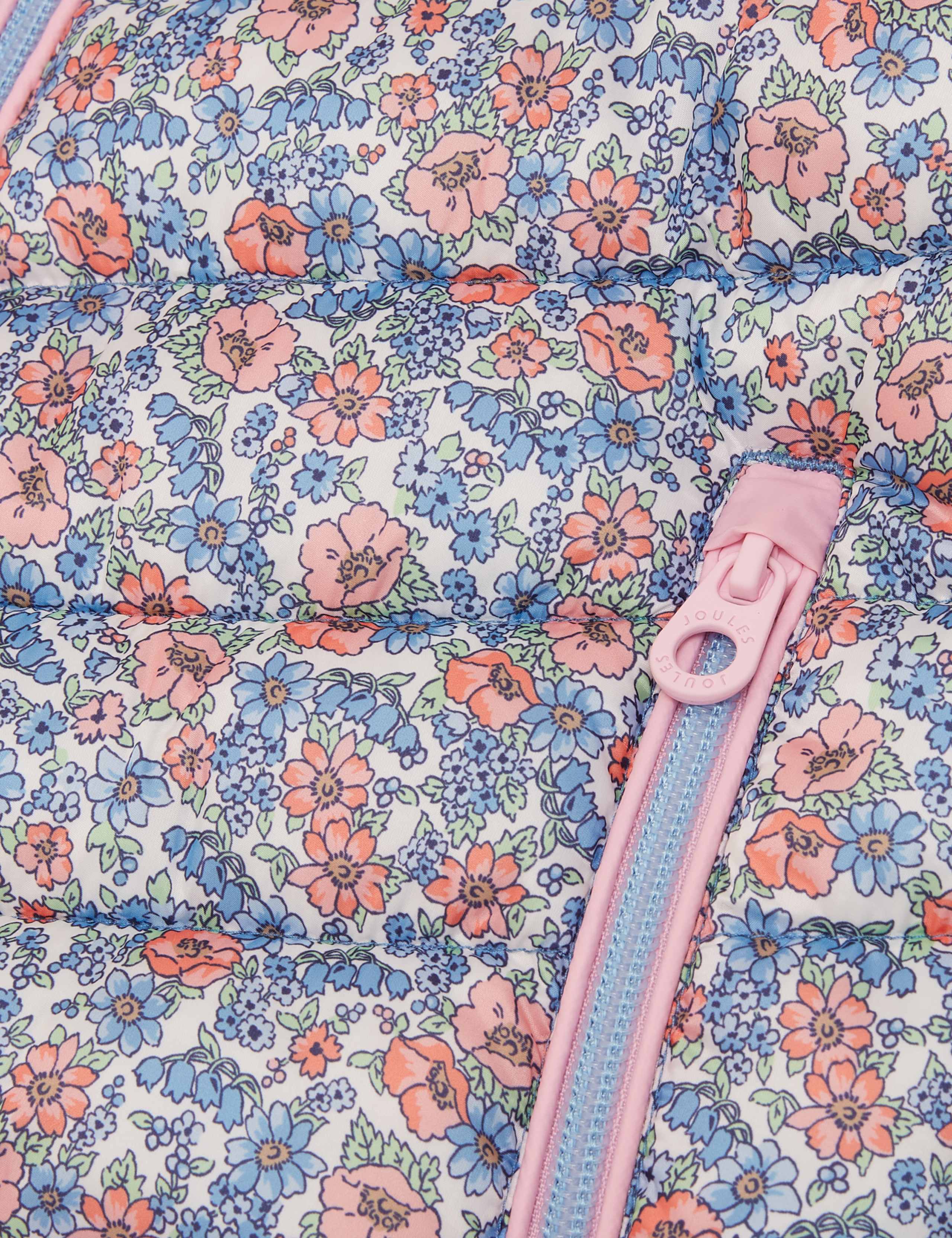 Ditsy Floral Showerproof Padded Coat (2-11 Yrs) 4 of 4