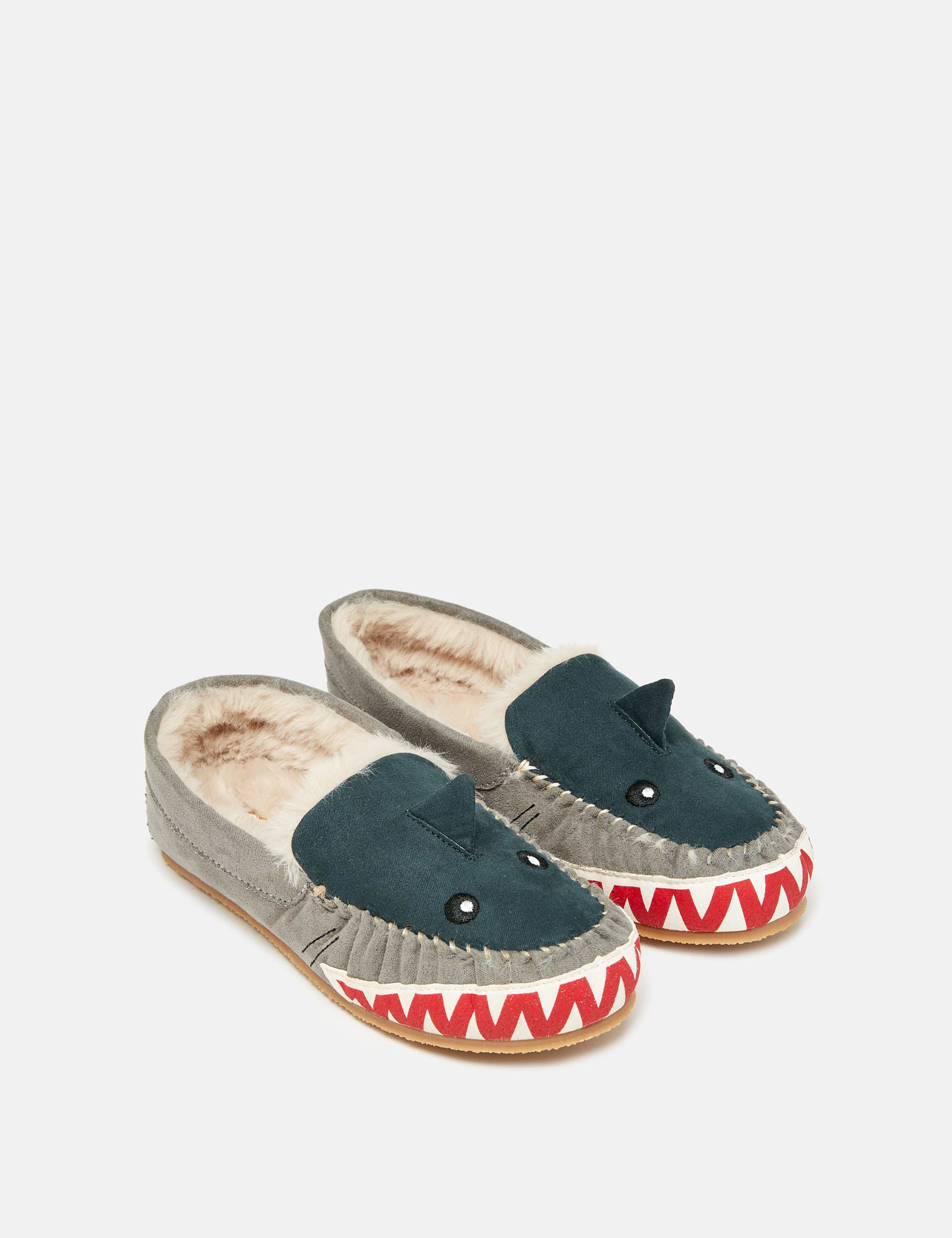 Kids' Shark Moccasin Slippers (XS-XL) 3 of 7