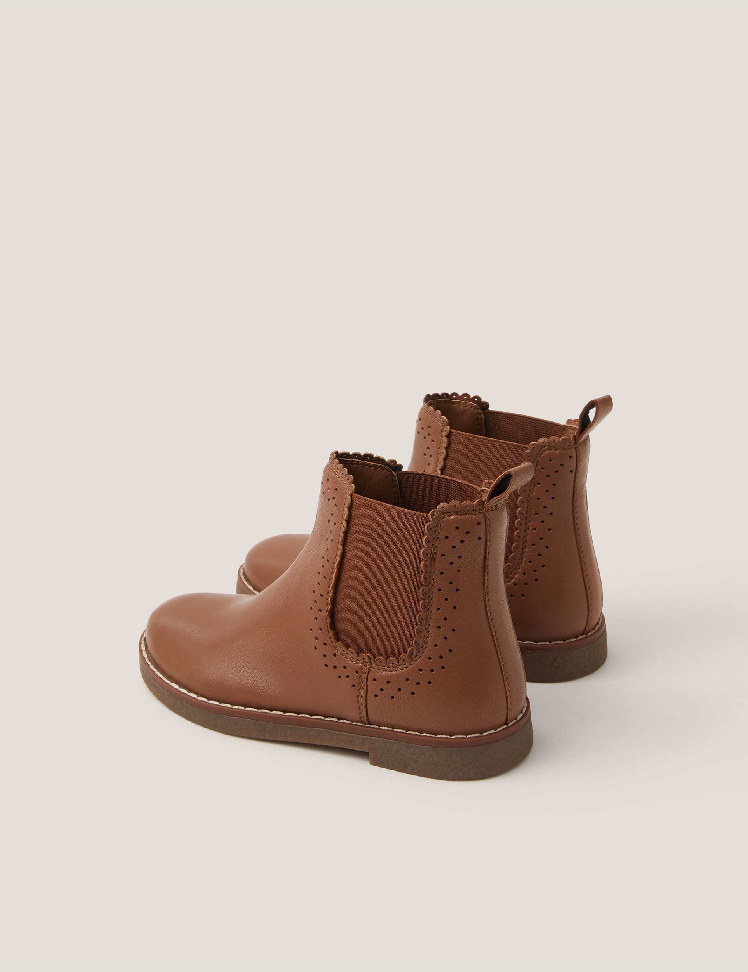 Kids' Leather Chelsea Boots (7 Small - 4 Large) 3 of 3
