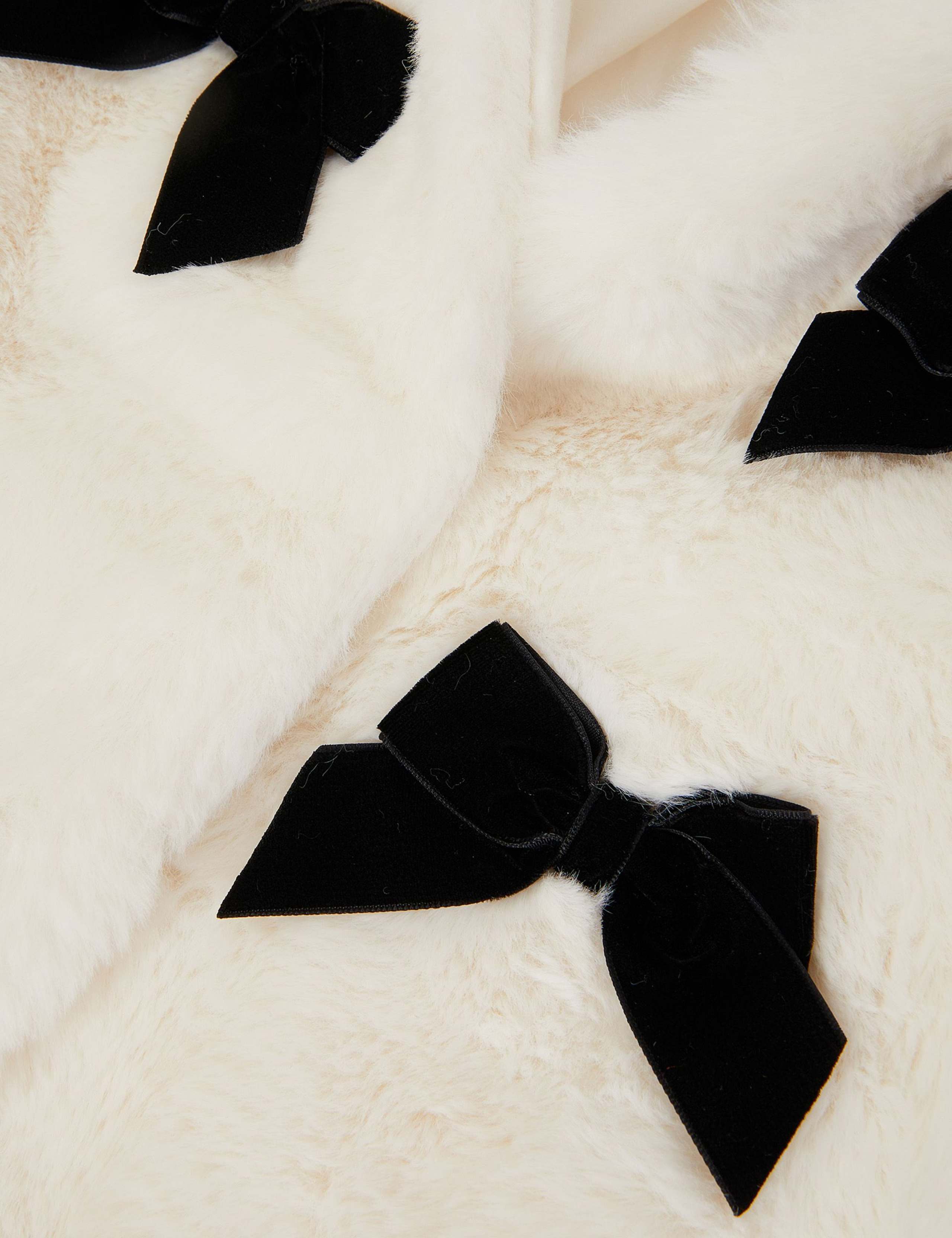 Faux Fur Bow Coat (3-15 Yrs) 3 of 3