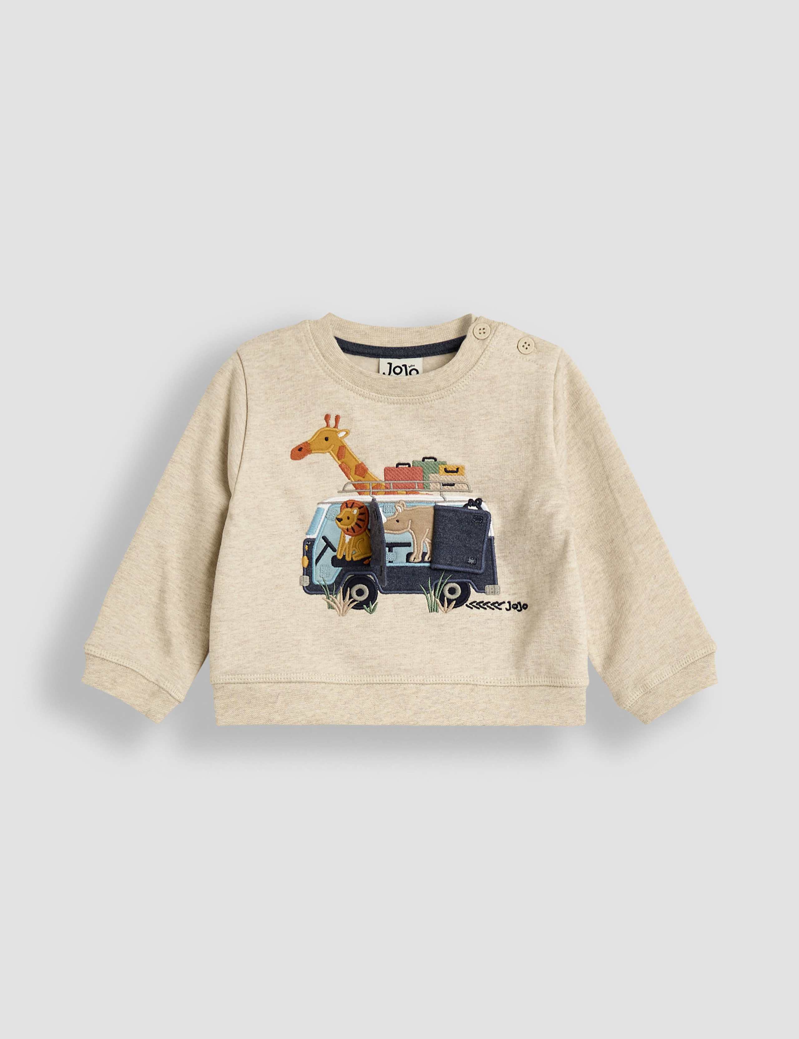 2pc Cotton Rich Safari Top & Bottom Outfit (0-24 Mths) 2 of 5