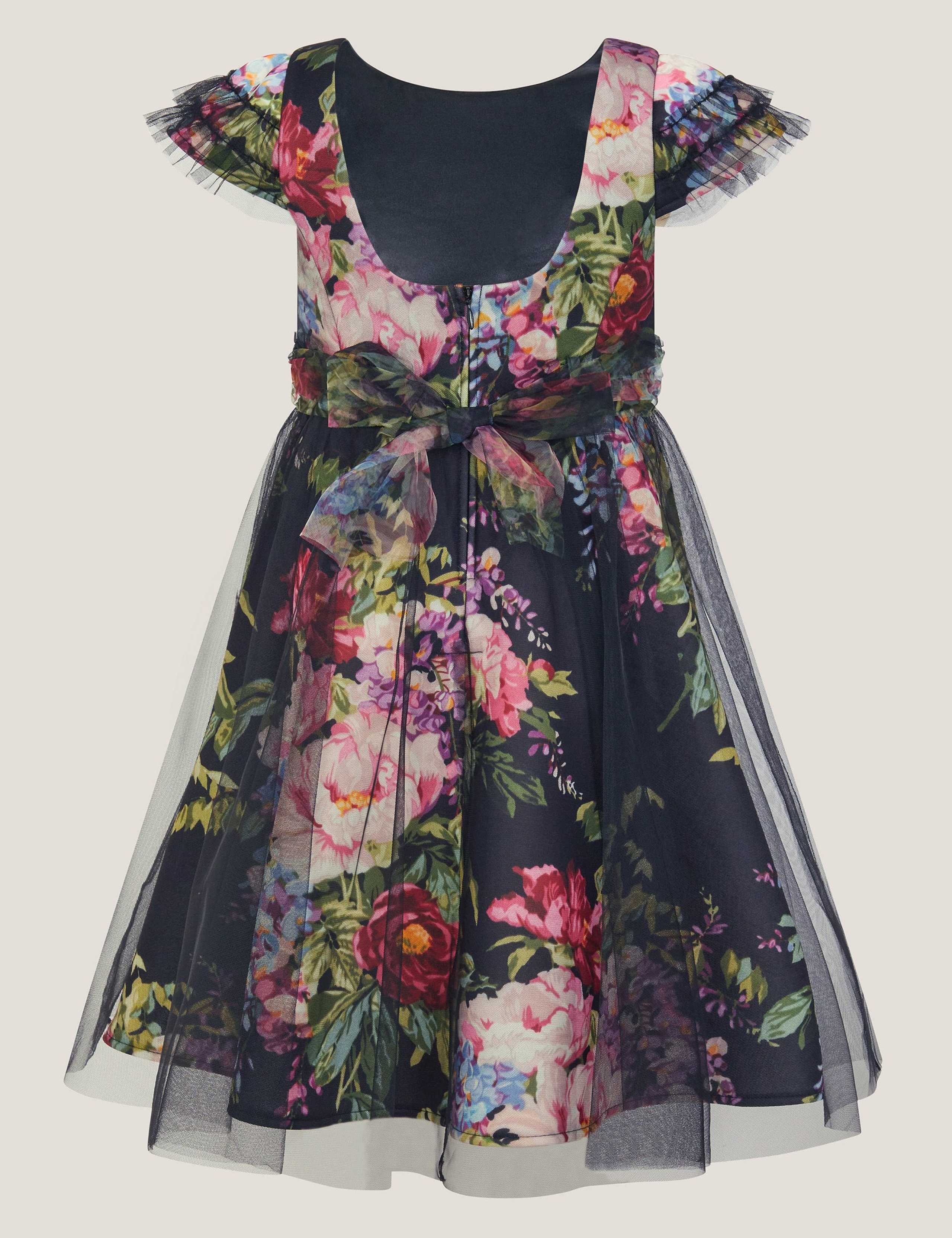 Floral Tulle Layered Party Dress (3-13 Yrs) 4 of 4