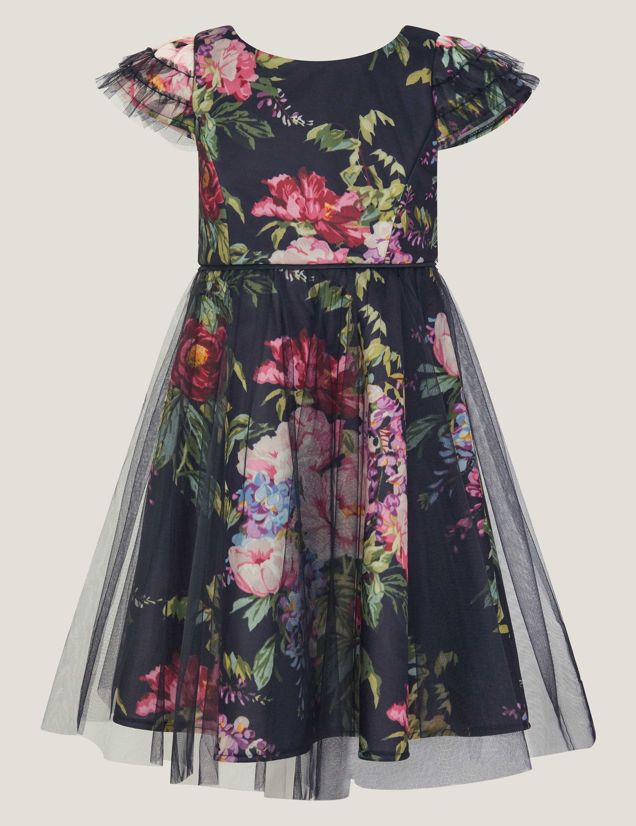 Floral Tulle Layered Party Dress (3-13 Yrs) 2 of 4