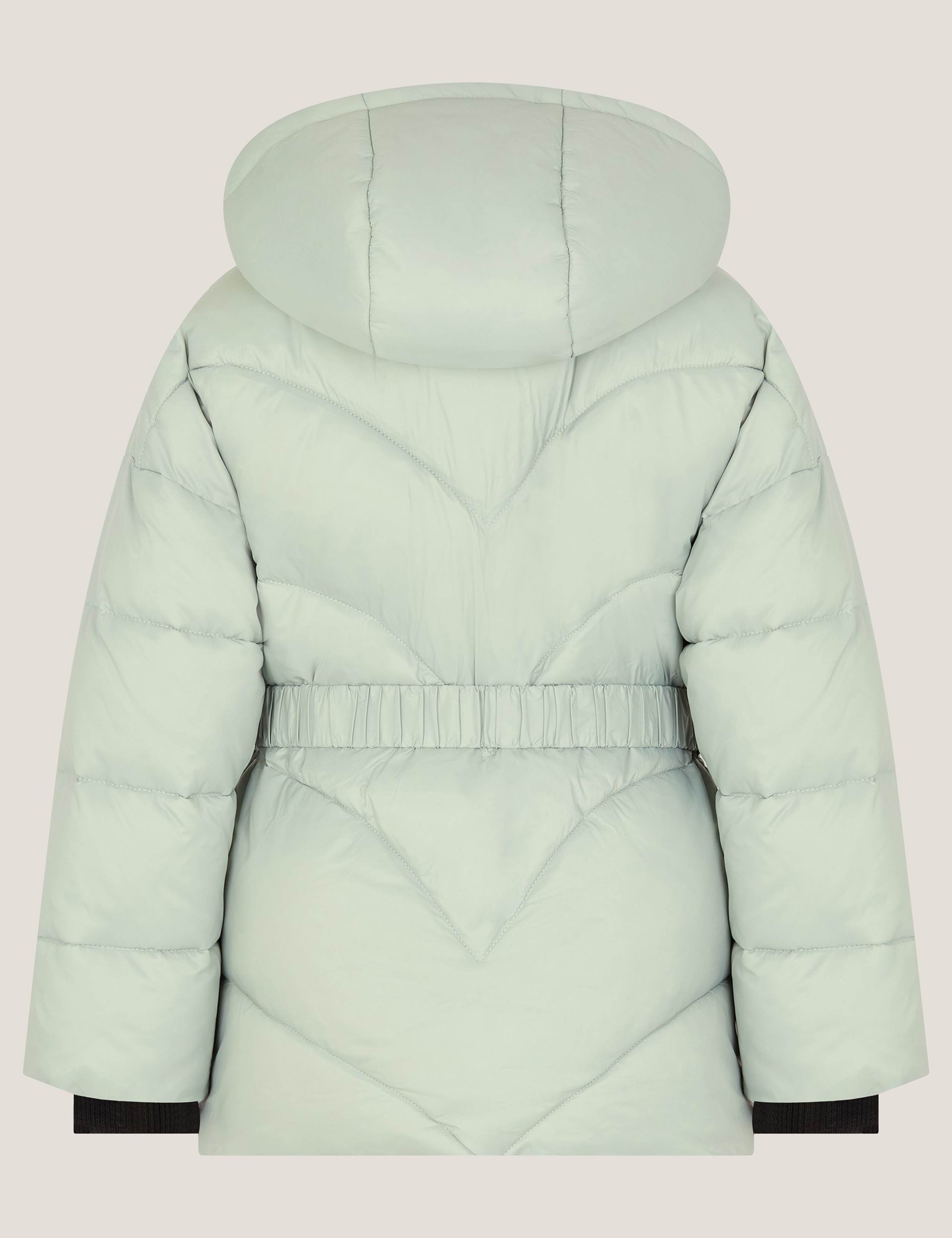 Belted Hooded Puffer Coat (3-13 Yrs) 3 of 4