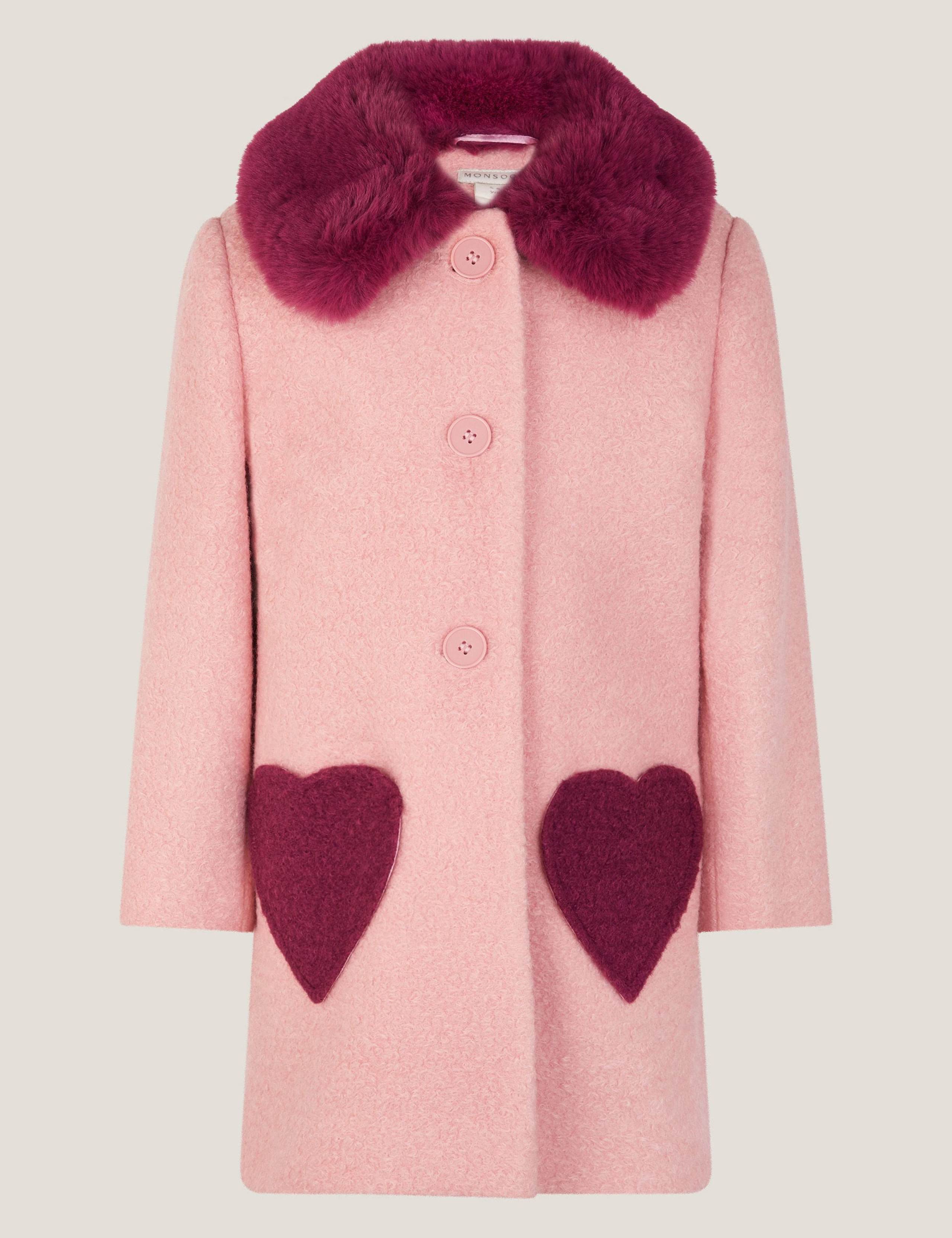 Collared Heart Coat (3-13 Yrs) 2 of 4