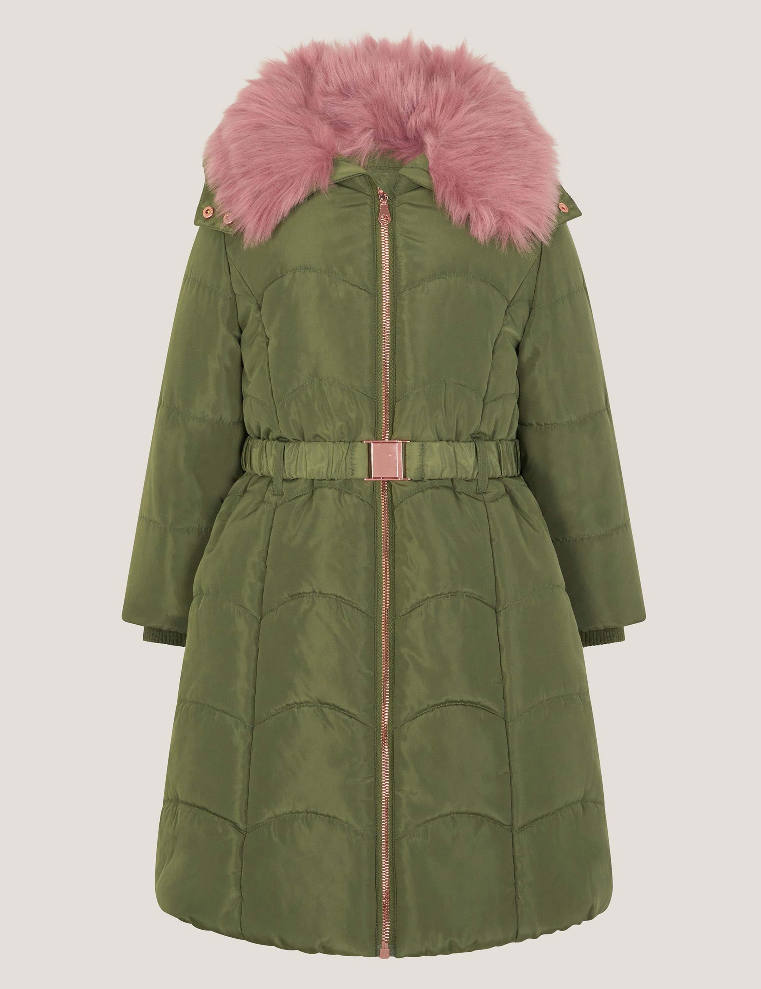 Hooded Belted Coat (3-15 Yrs) 2 of 4
