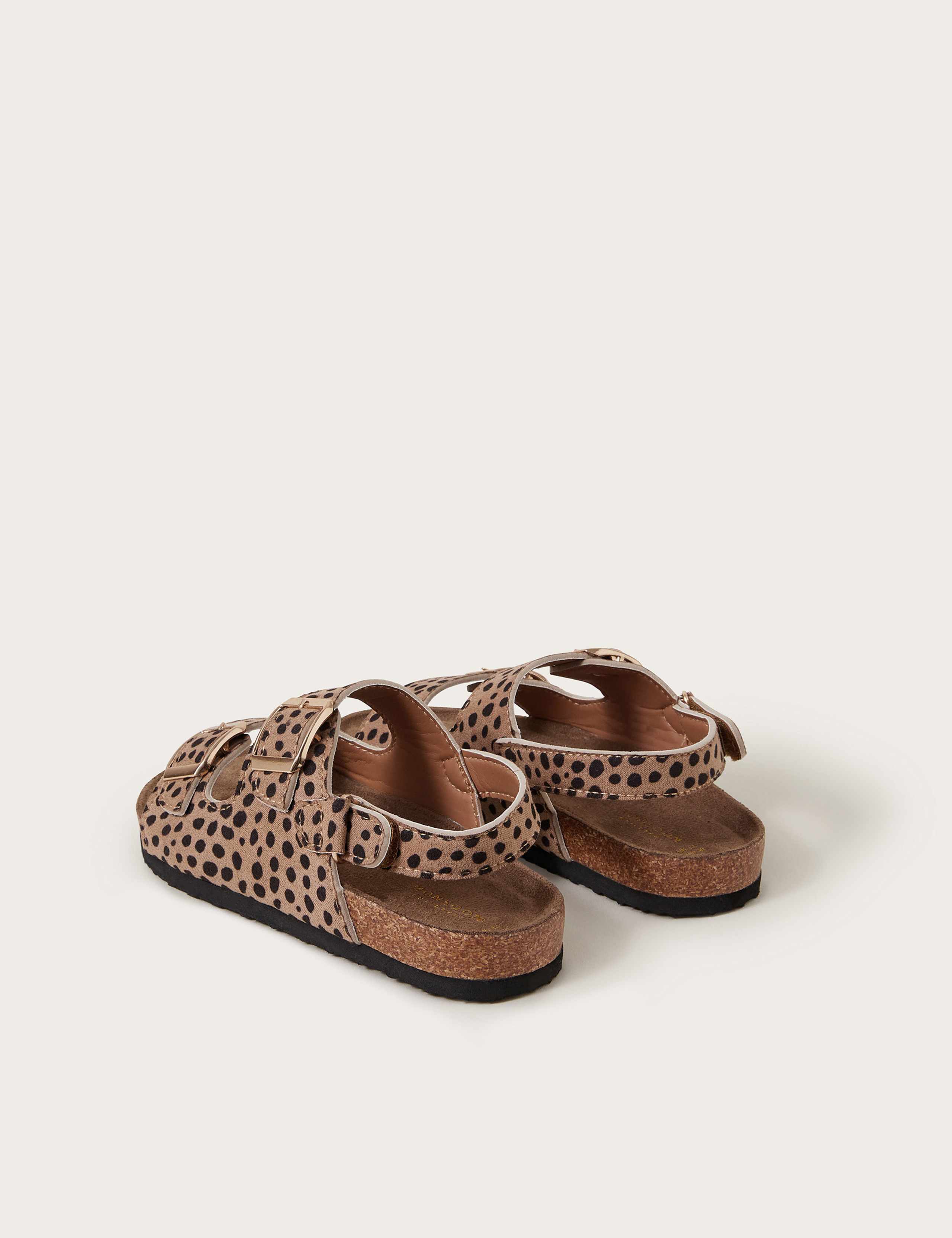 Kids' Leopard Print Sliders (7 Small - 4 Large) 2 of 3