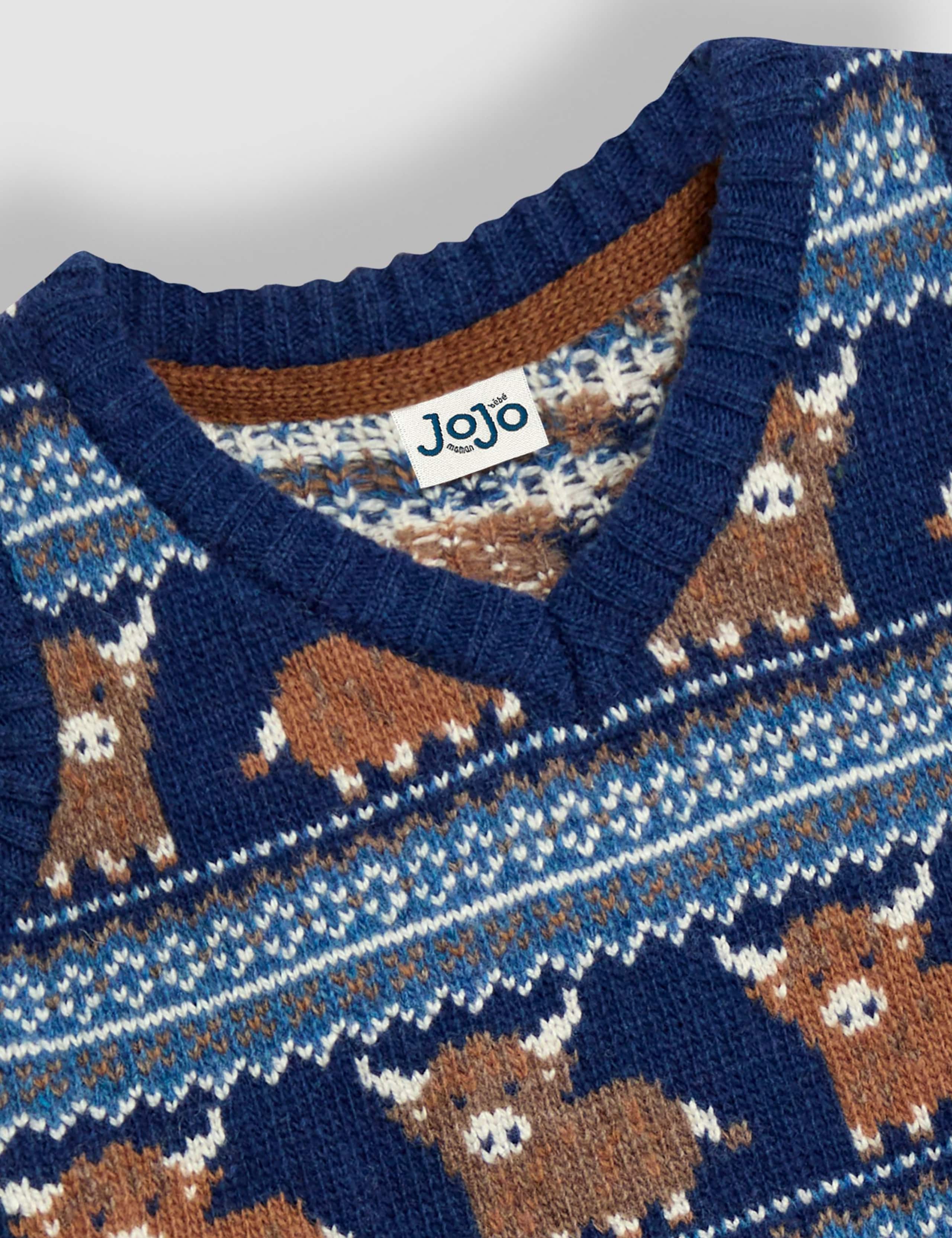 Wool Rich Fair Isle Knitted Vest (6 Mts - 4 Yrs) 2 of 3