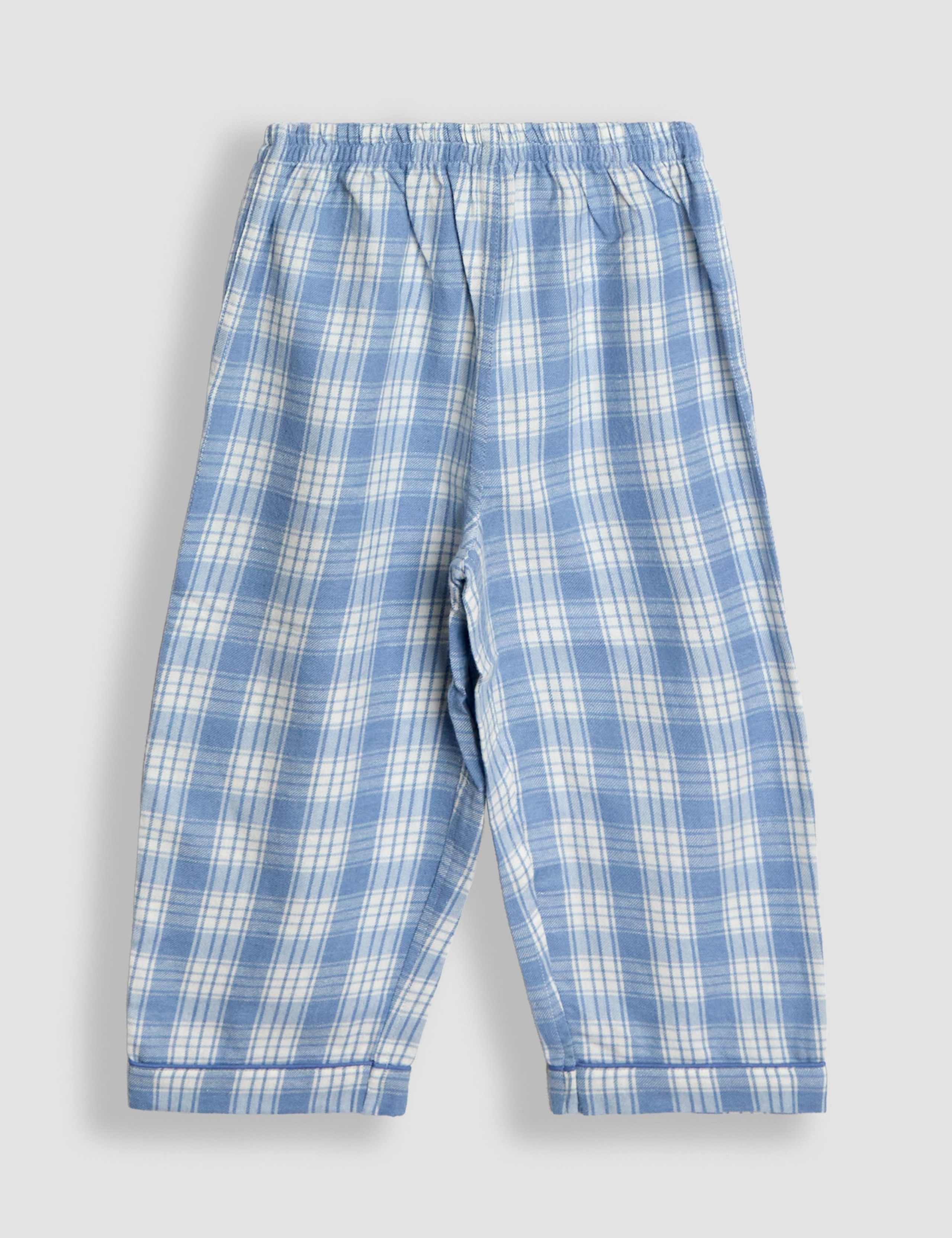 Pure Cotton Woven Checked Pyjamas (1-6 Yrs) 2 of 6