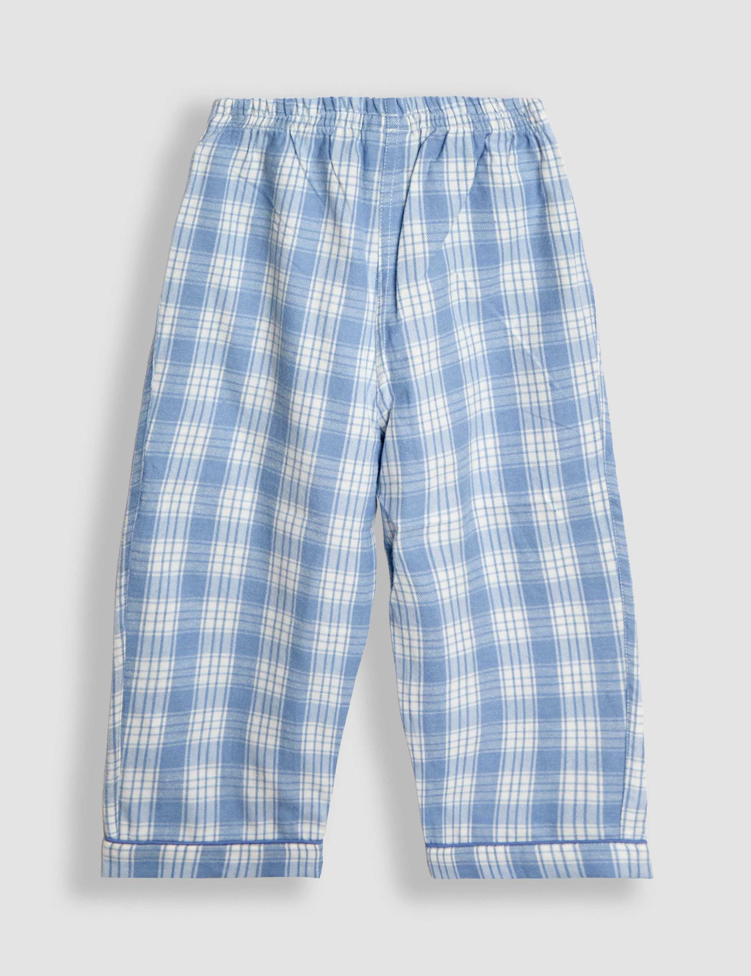 Pure Cotton Woven Checked Pyjamas (1-6 Yrs) 4 of 6