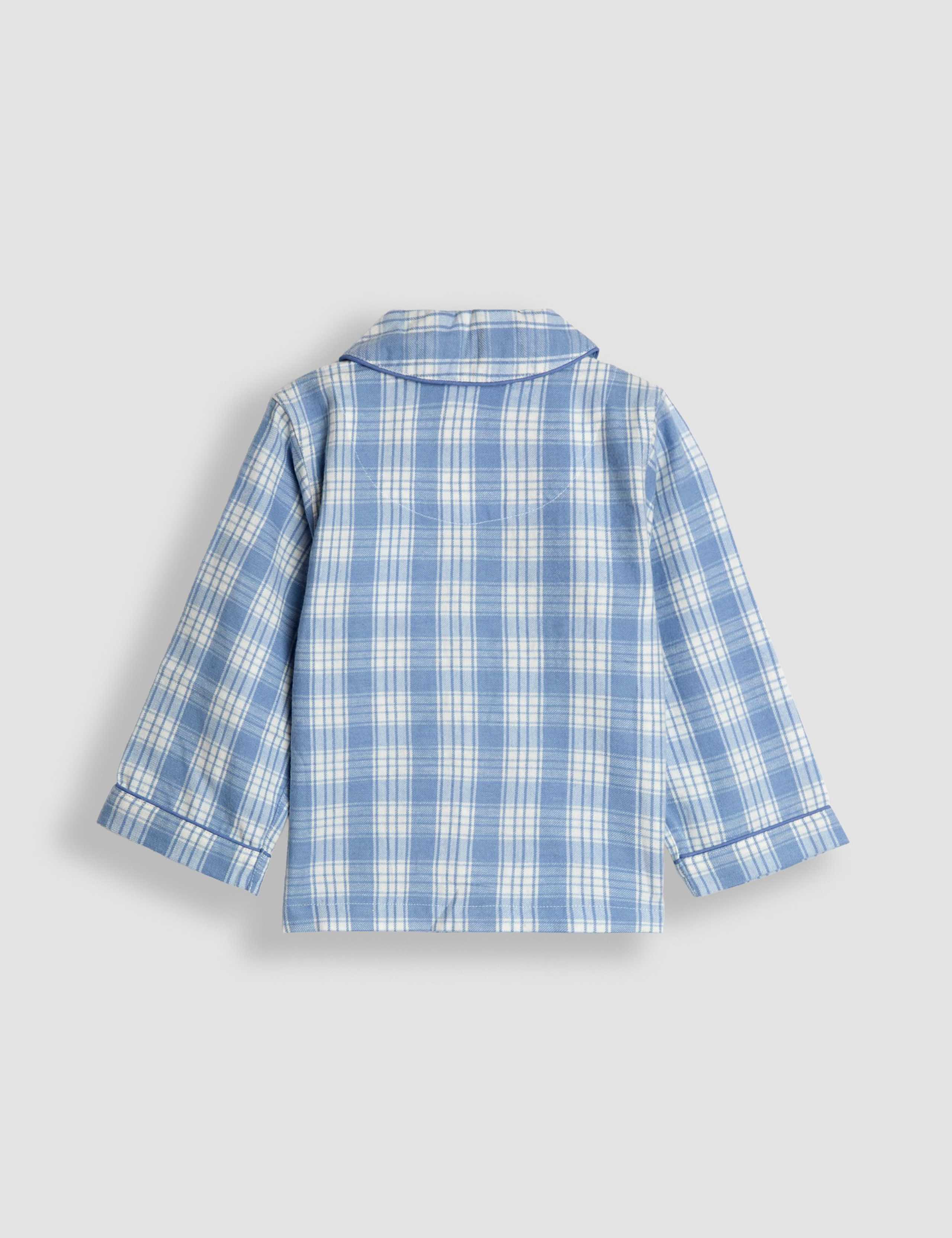 Pure Cotton Woven Checked Pyjamas (1-6 Yrs) 6 of 6