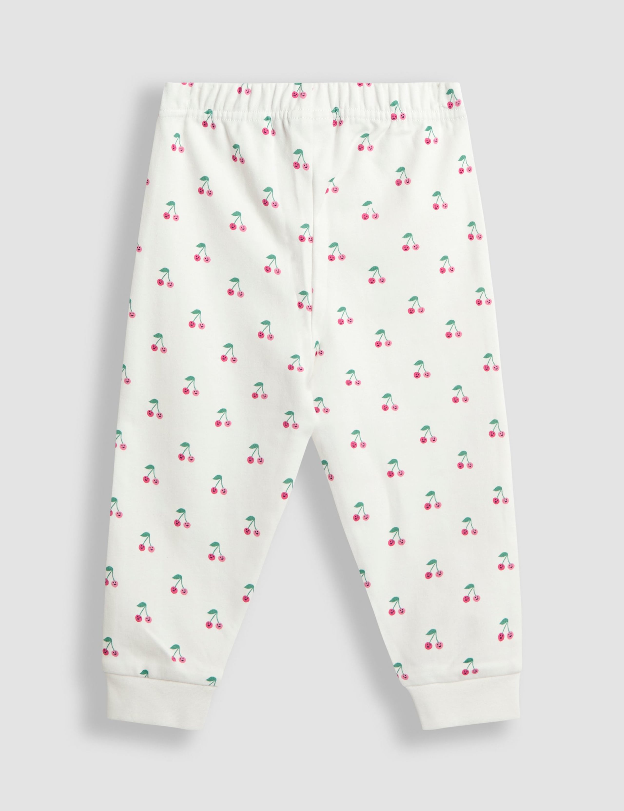 2pk Pure Cotton Cherry Jersey Pyjama Sets (1-7 Yrs) 2 of 11