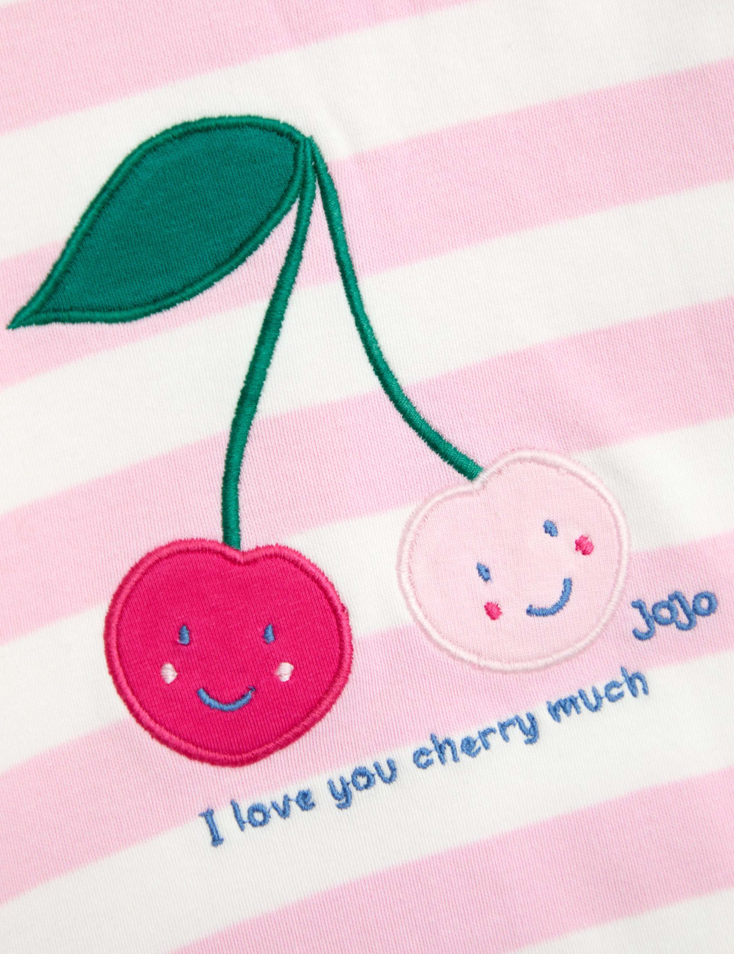 2pk Pure Cotton Cherry Jersey Pyjama Sets (1-7 Yrs) 3 of 11