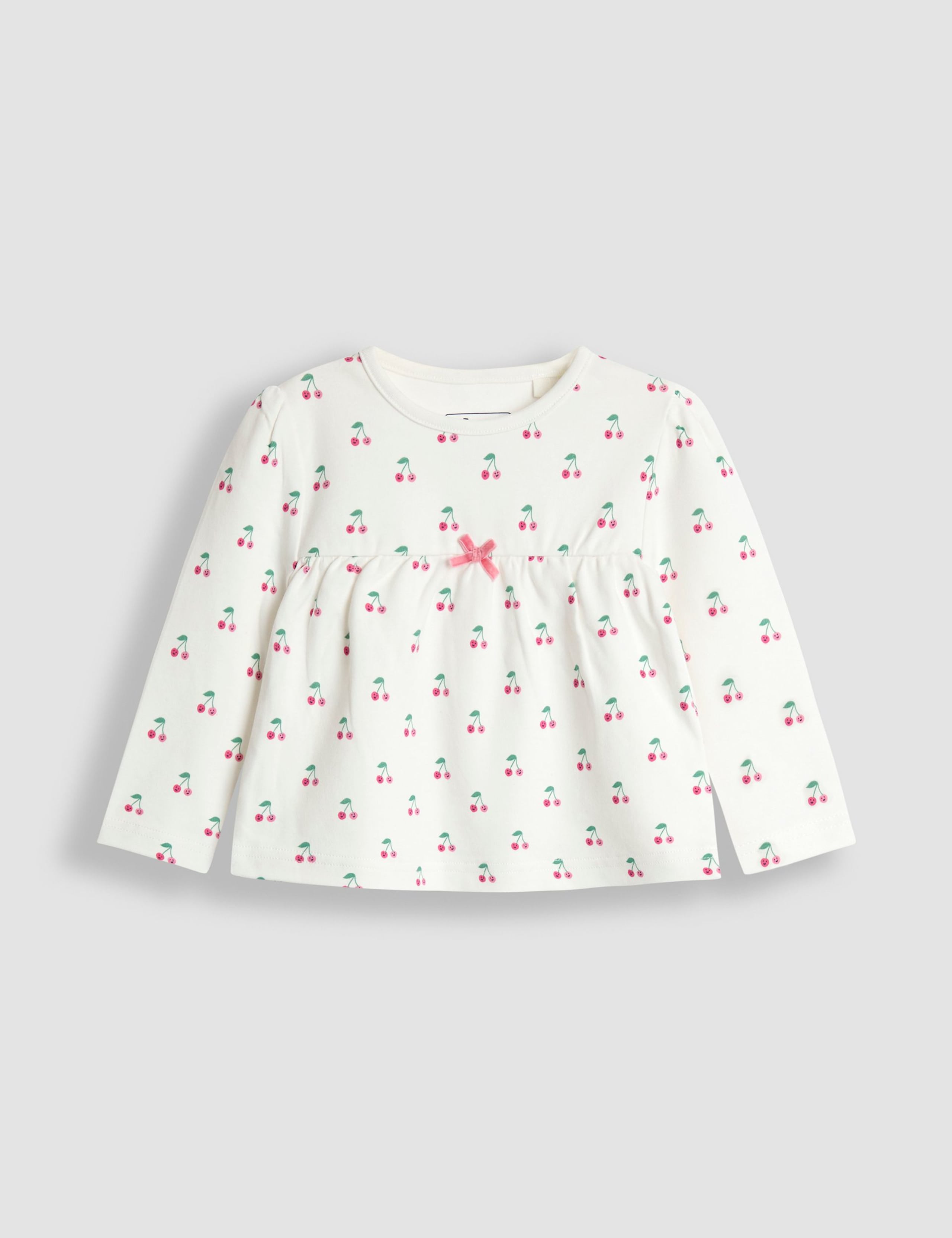 2 Pack Pure Cotton Cherry Jersey Pyjama Sets (1-7 Yrs) 4 of 11