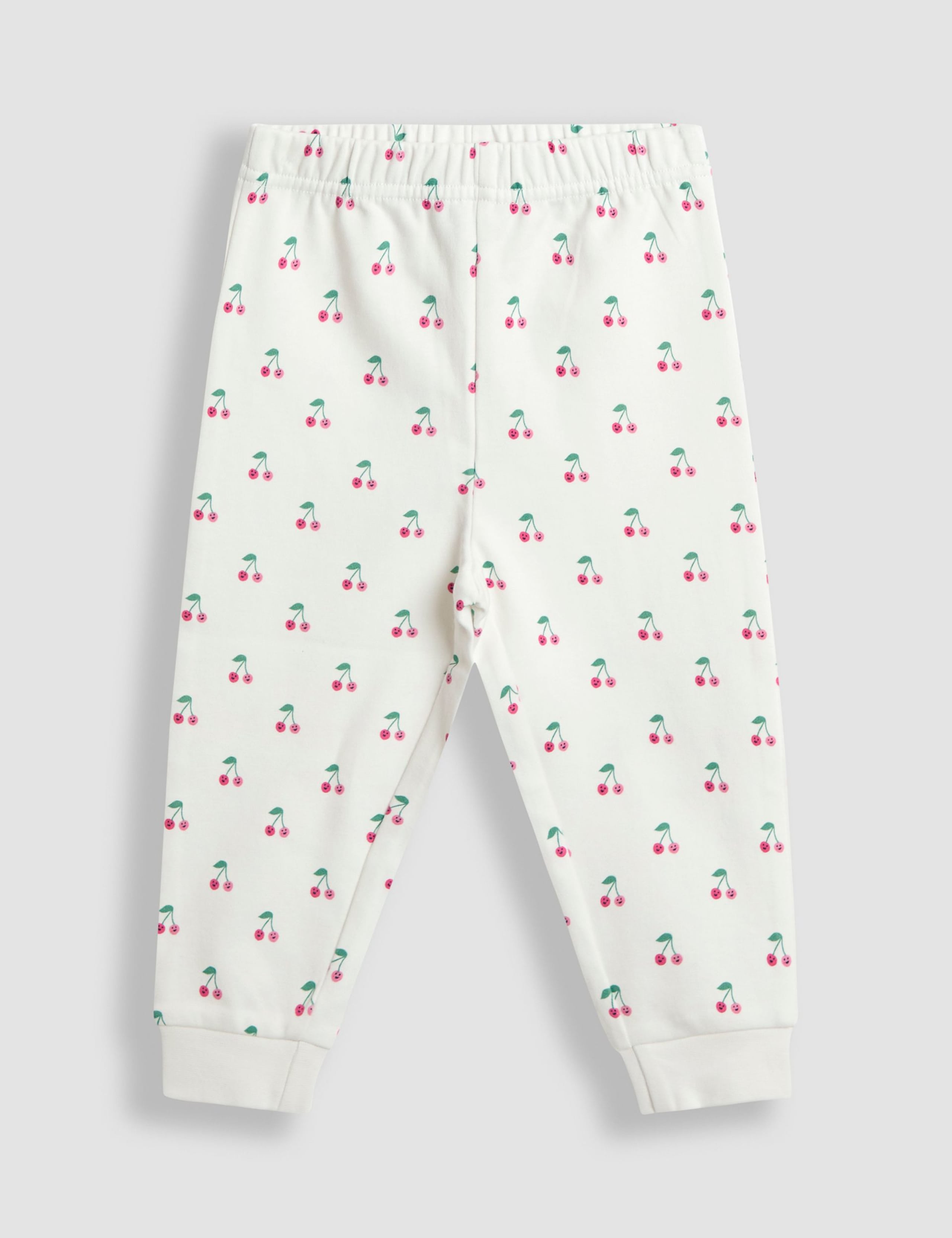2pk Pure Cotton Cherry Jersey Pyjama Sets (1-7 Yrs) 10 of 11