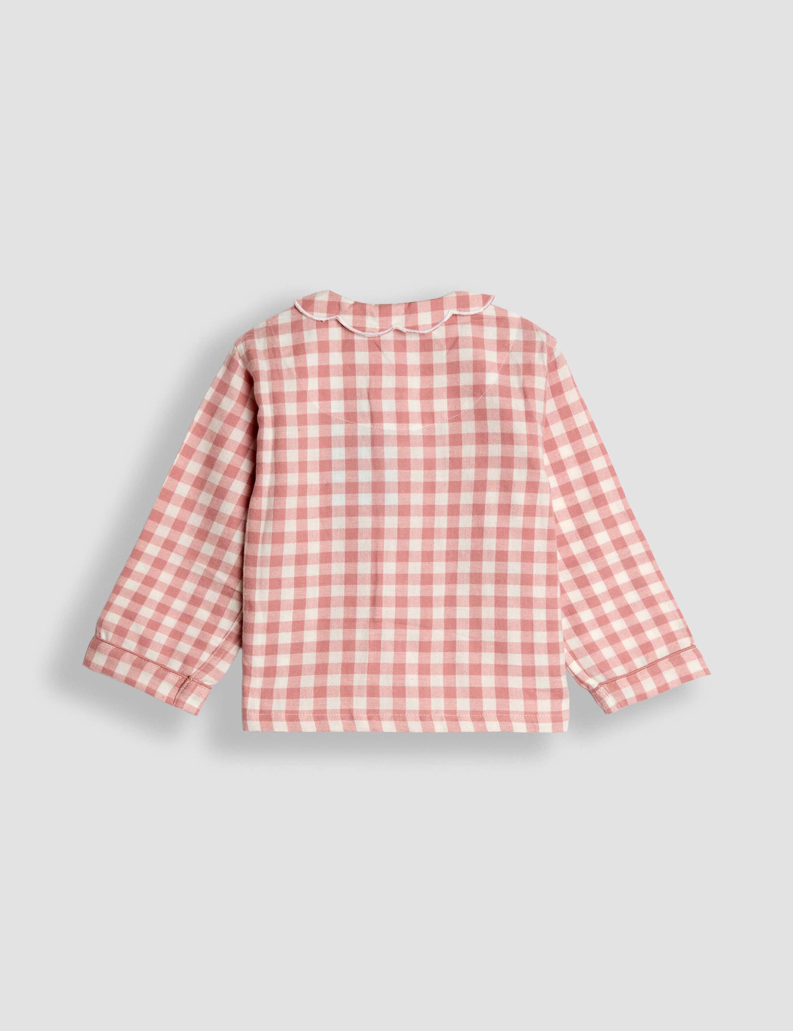 Pure Cotton Checked Hedgehog Pyjama (0-7 Yrs) 3 of 6