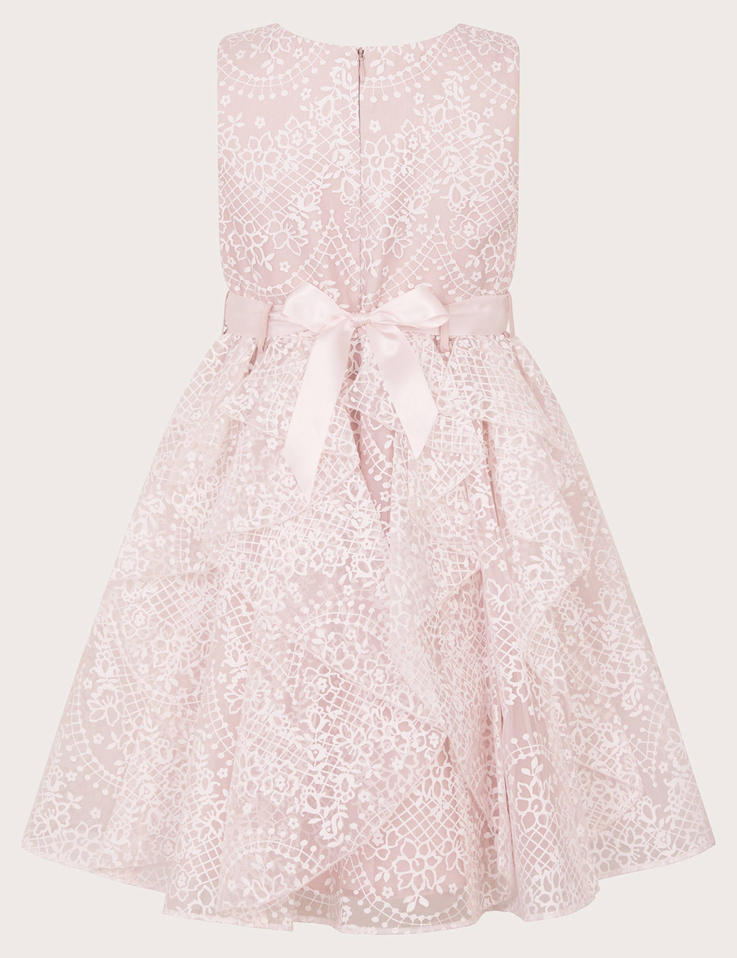 Lace Print Dress (3-15 Yrs) 4 of 4