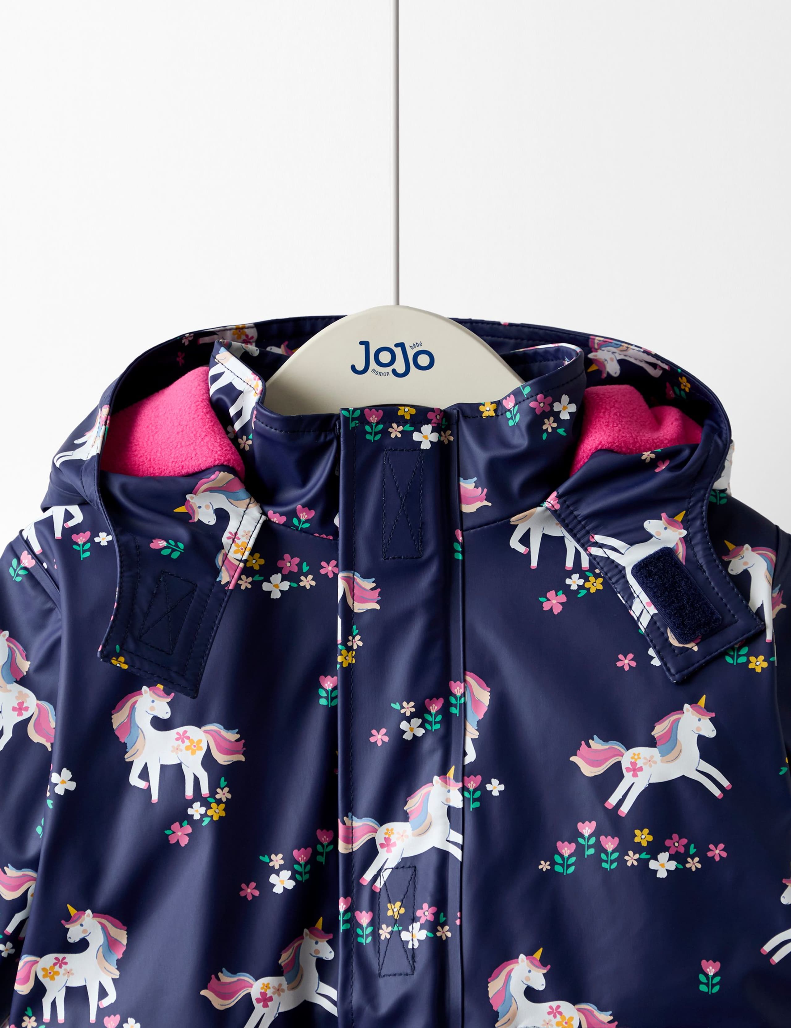 Waterproof Unicorn Hooded Jacket (0-6 Yrs) 5 of 6