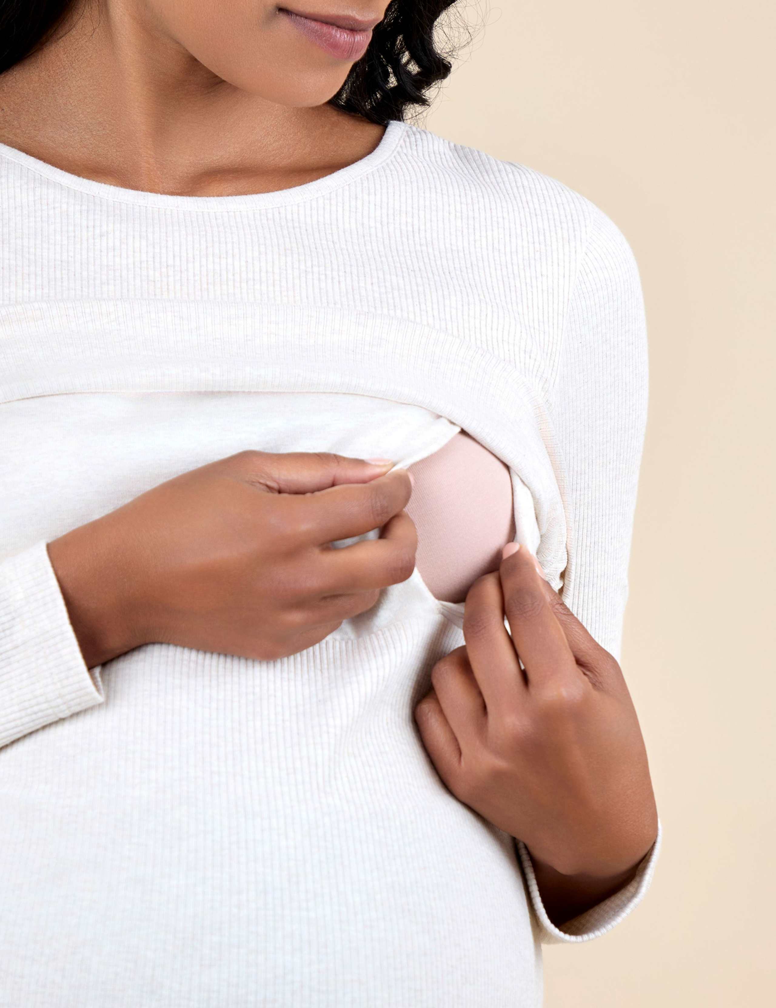 Maternity 2 Pack Cotton Rich Textured Top 5 of 10