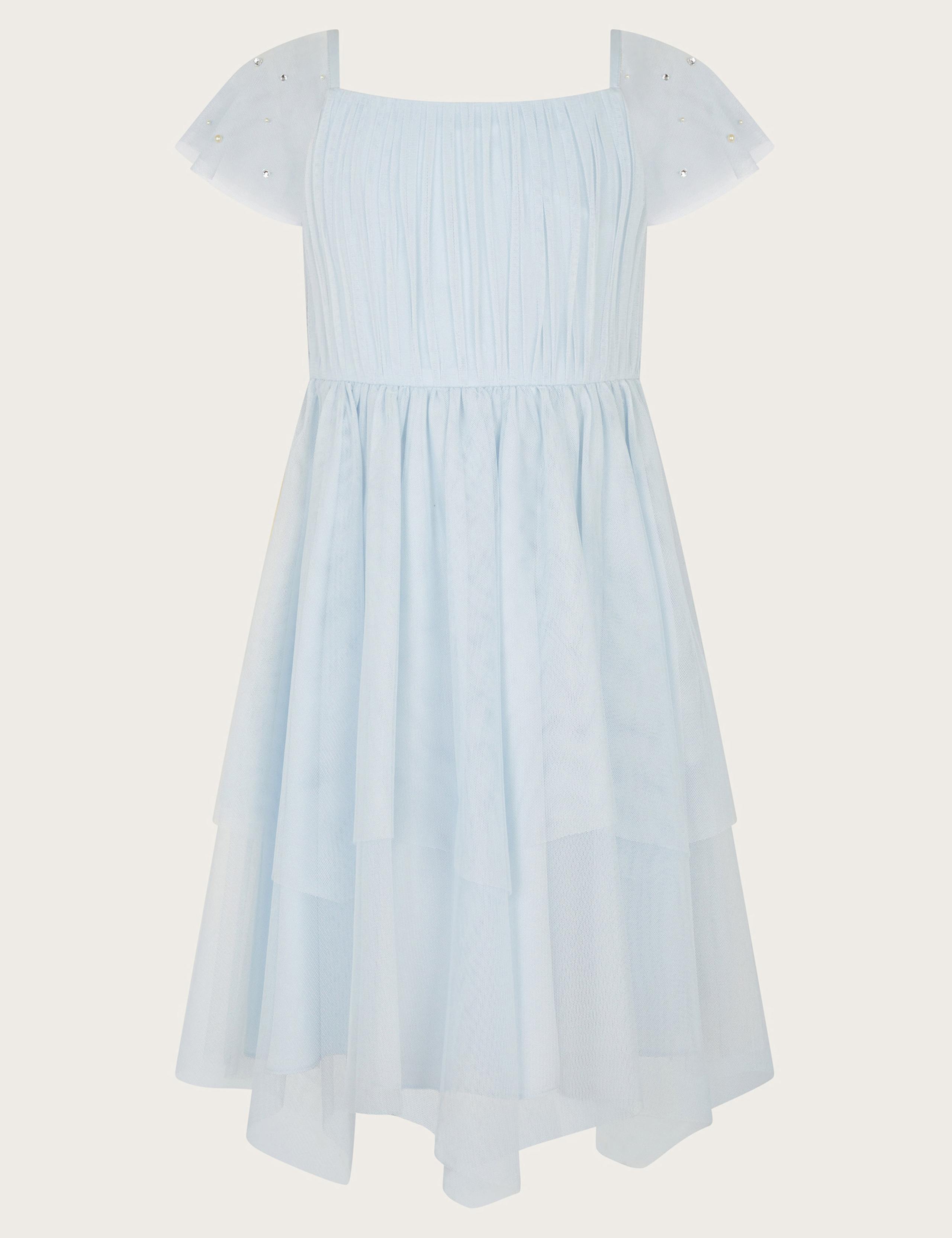 Tulle Diamante Sleeve Dress (3-13 Yrs) 3 of 4