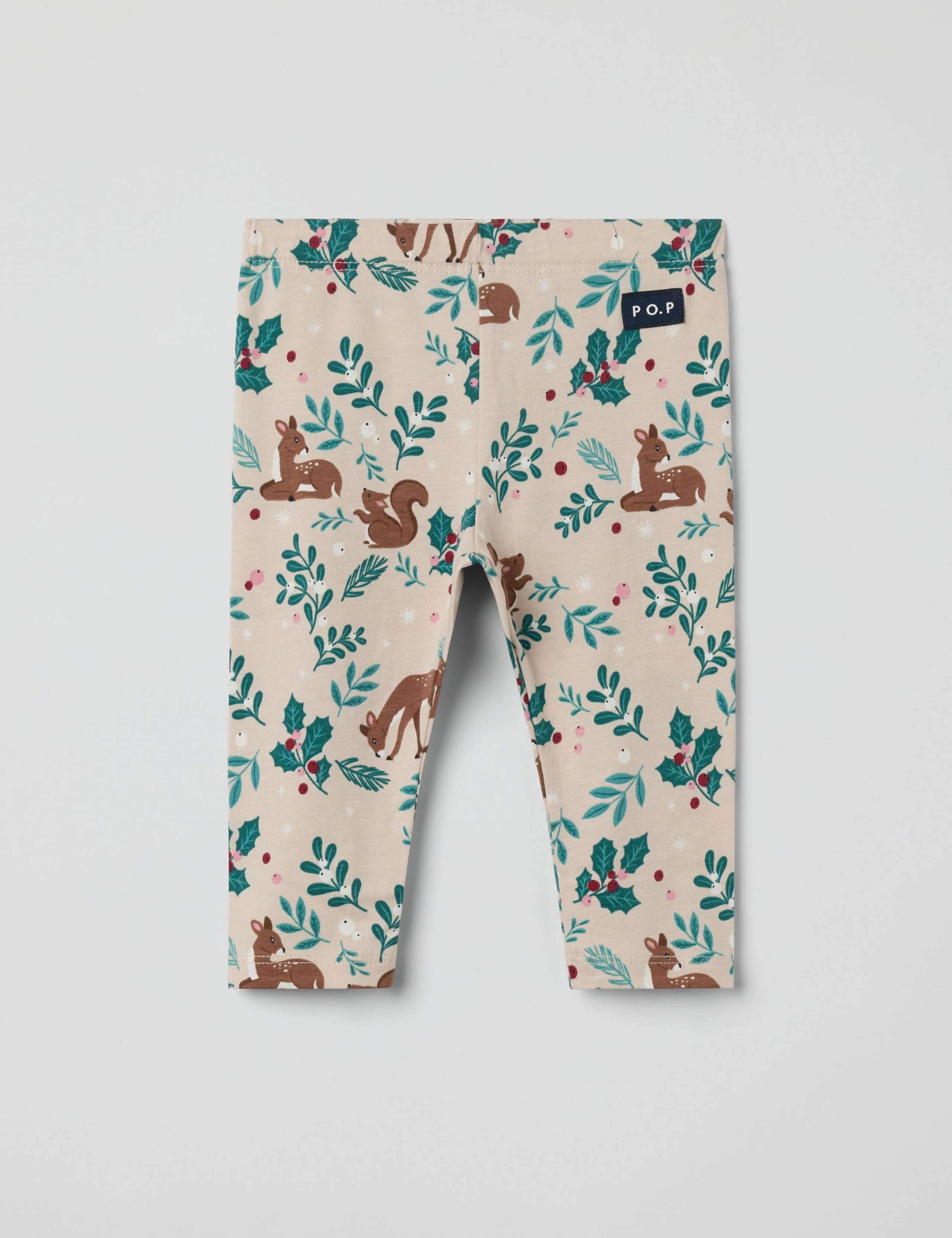 Cotton Rich Animal Leggings (1-12 Mths) 1 of 3