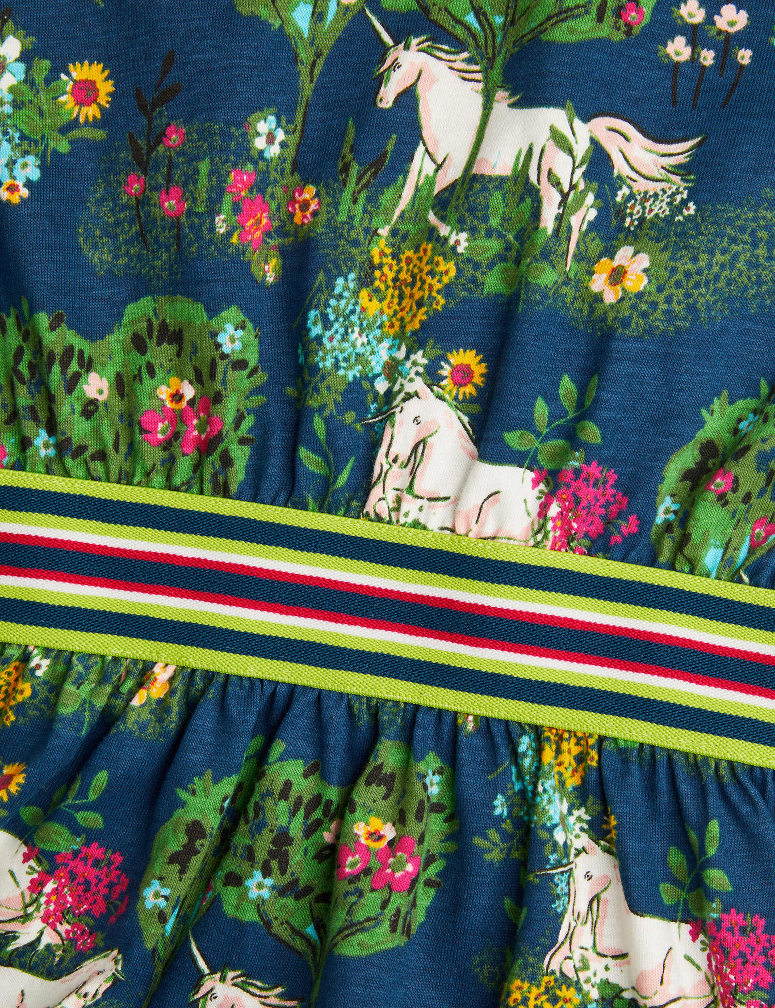 Pure Cotton Unicorn Dress (3-13 Yrs) 3 of 3