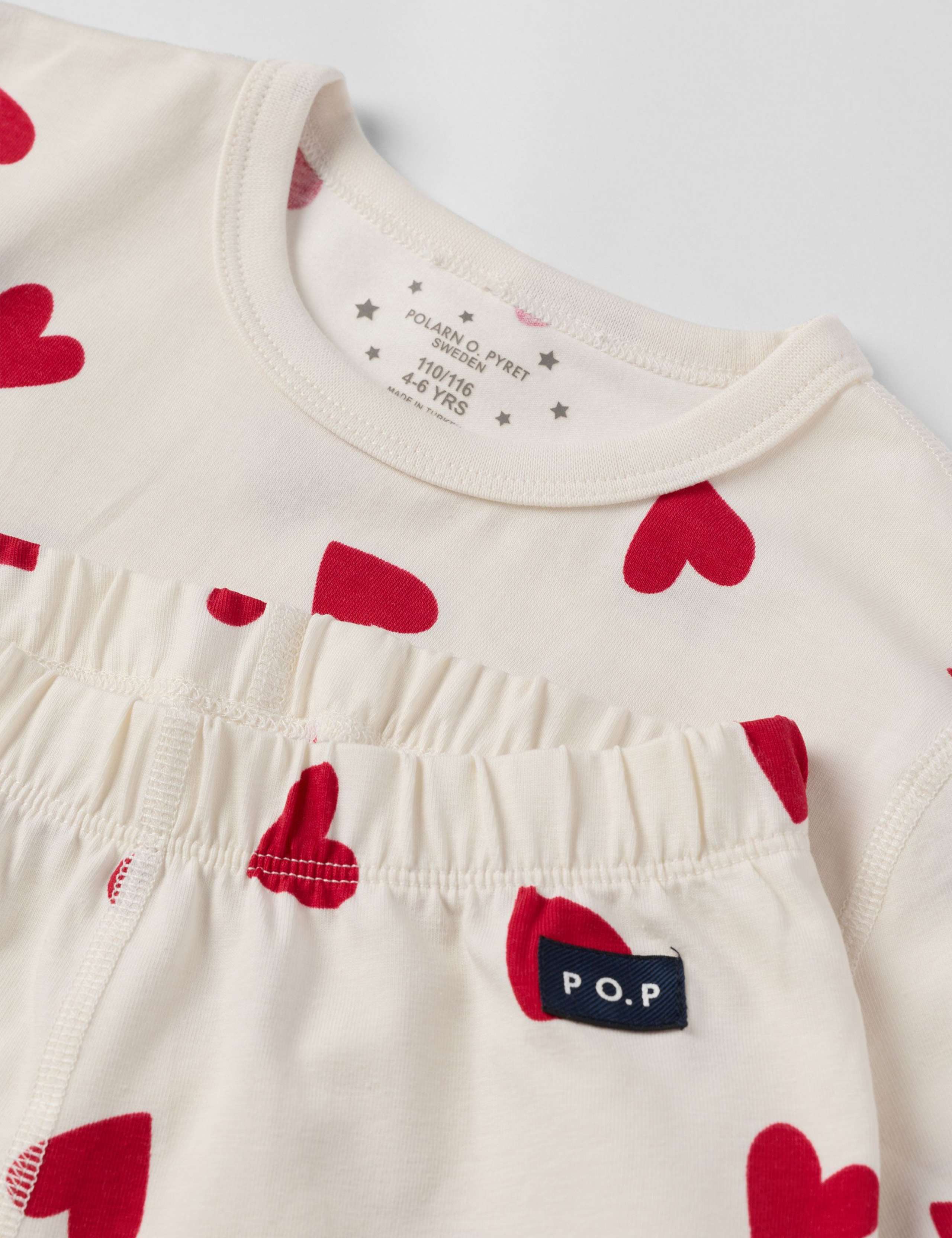 Cotton Rich Heart Pyjamas (1-10 Yrs) 2 of 2