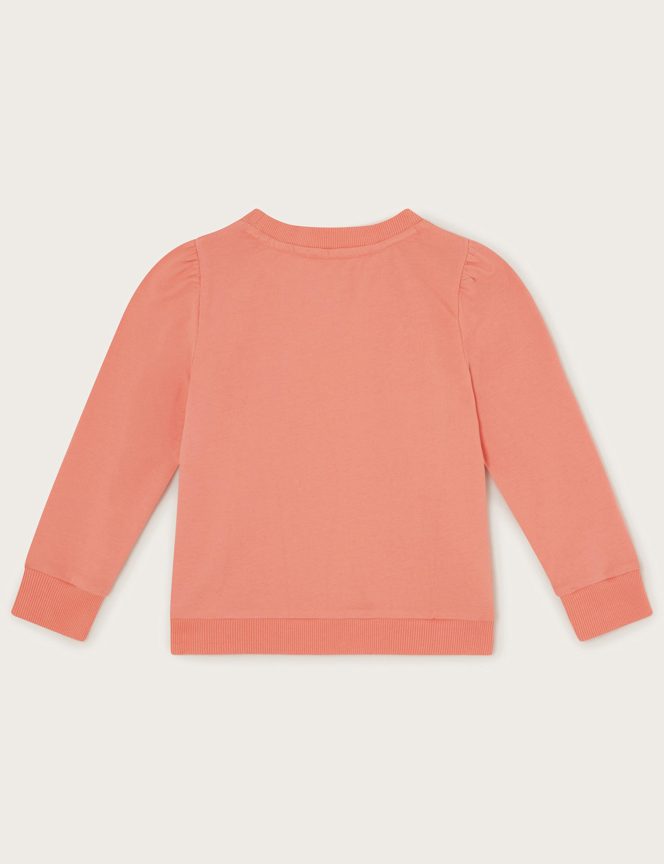 Pure Cotton Floral Wreath Embroidered Sweatshirt (3-13 Yrs) 2 of 3