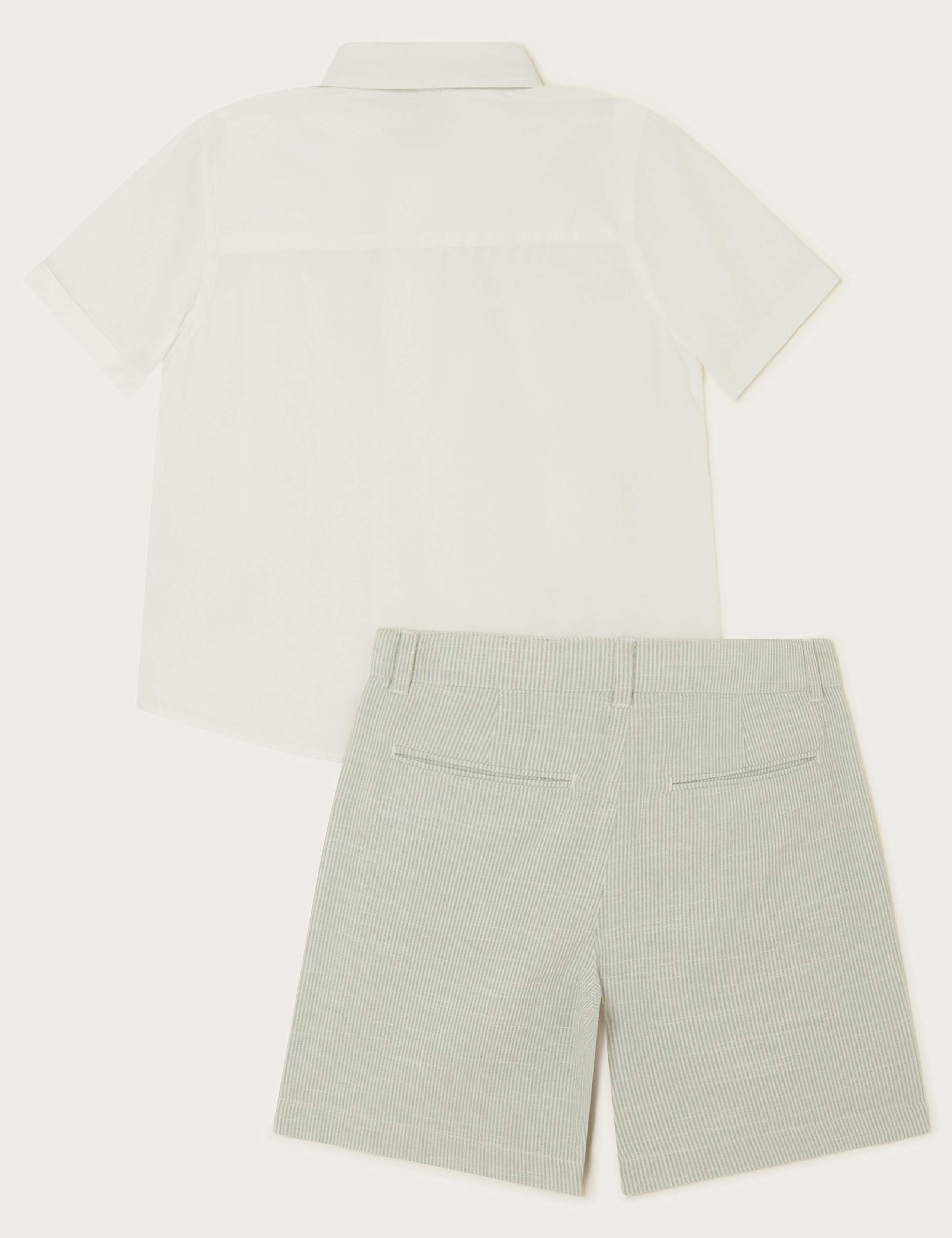 3pc Pure Cotton Top & Bottom Smart Outfit (6 Mths-12 Yrs) 3 of 3