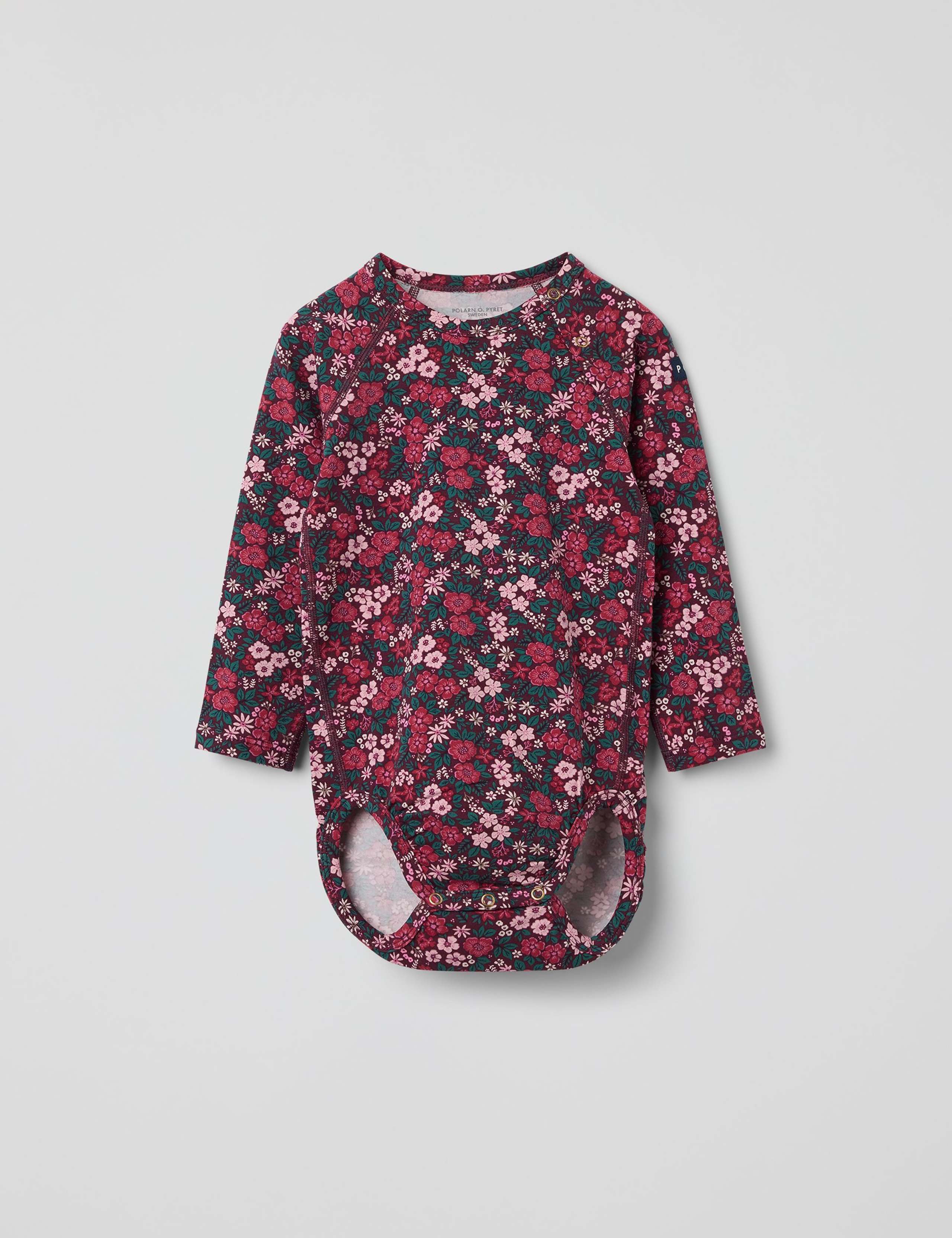 Cotton Rich Floral Bodysuit (6-12 Mths) 1 of 3