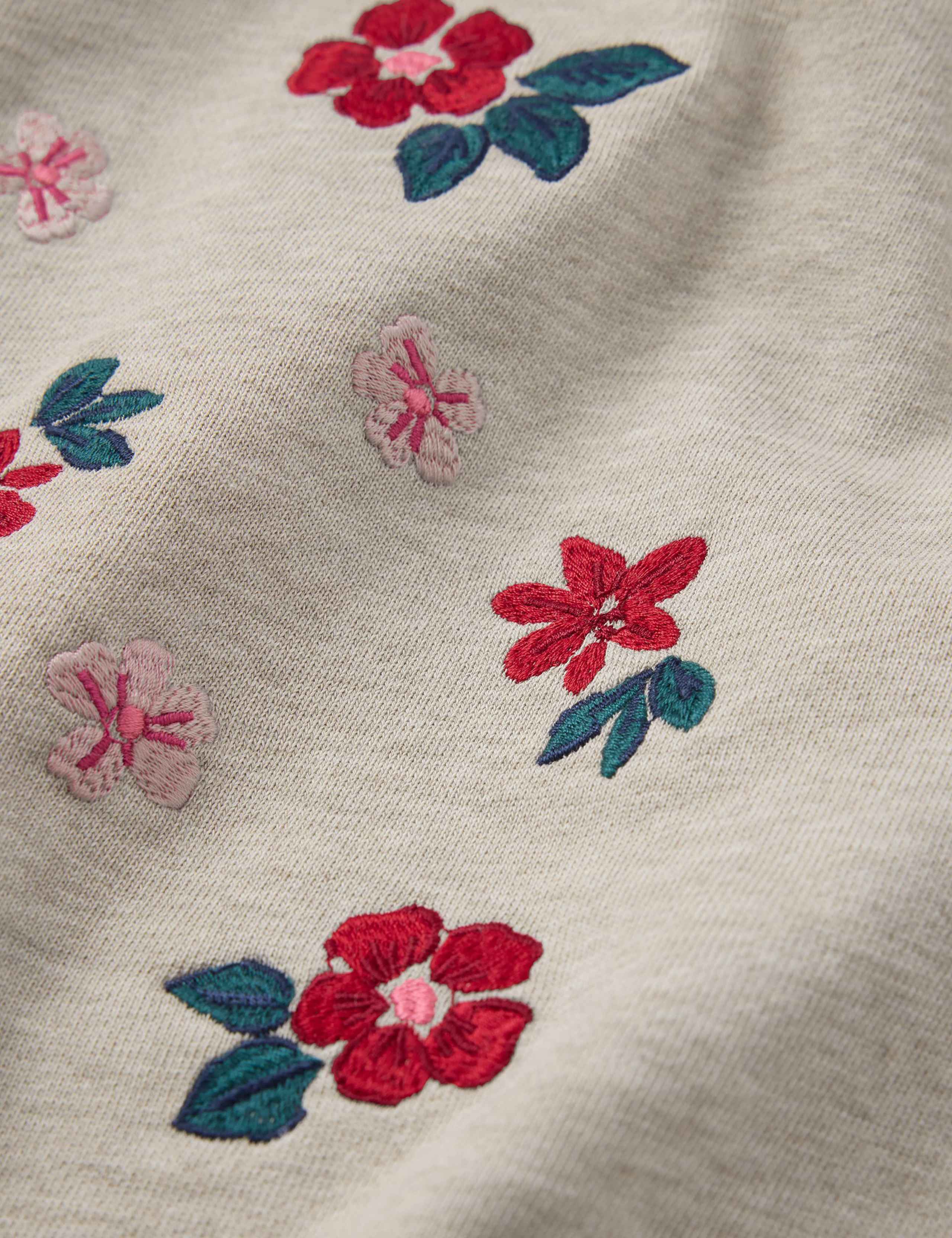 Pure Cotton Floral Sweatshirt (1-10 Yrs) 2 of 4