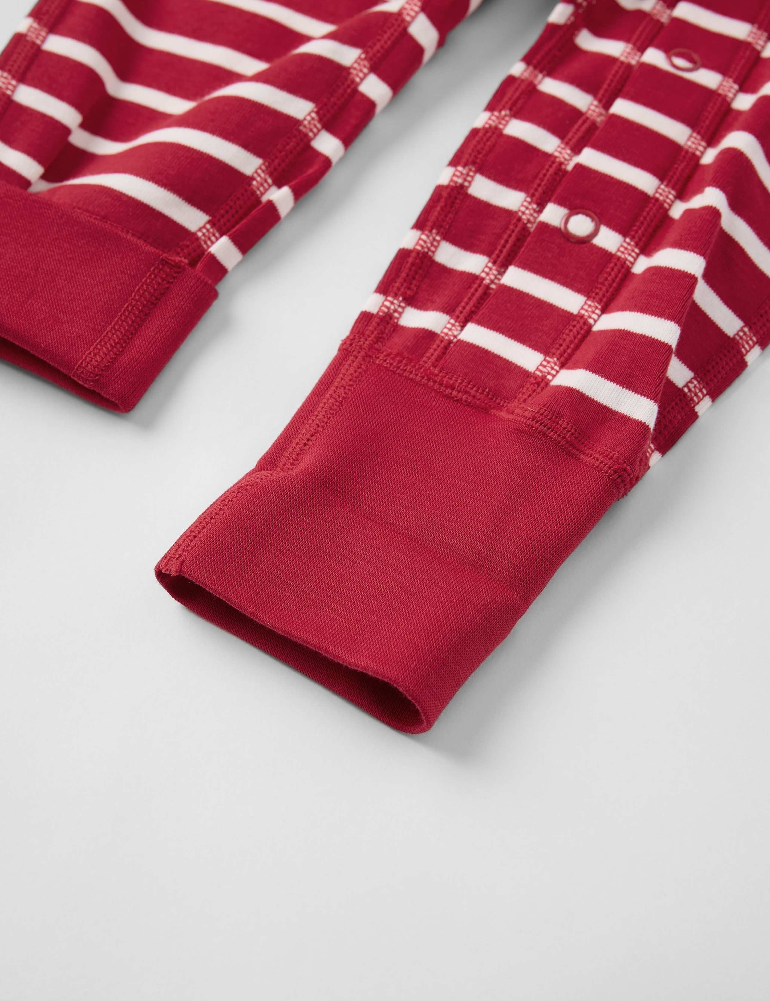 Cotton Striped All in One (1-24 Mths) 4 of 4