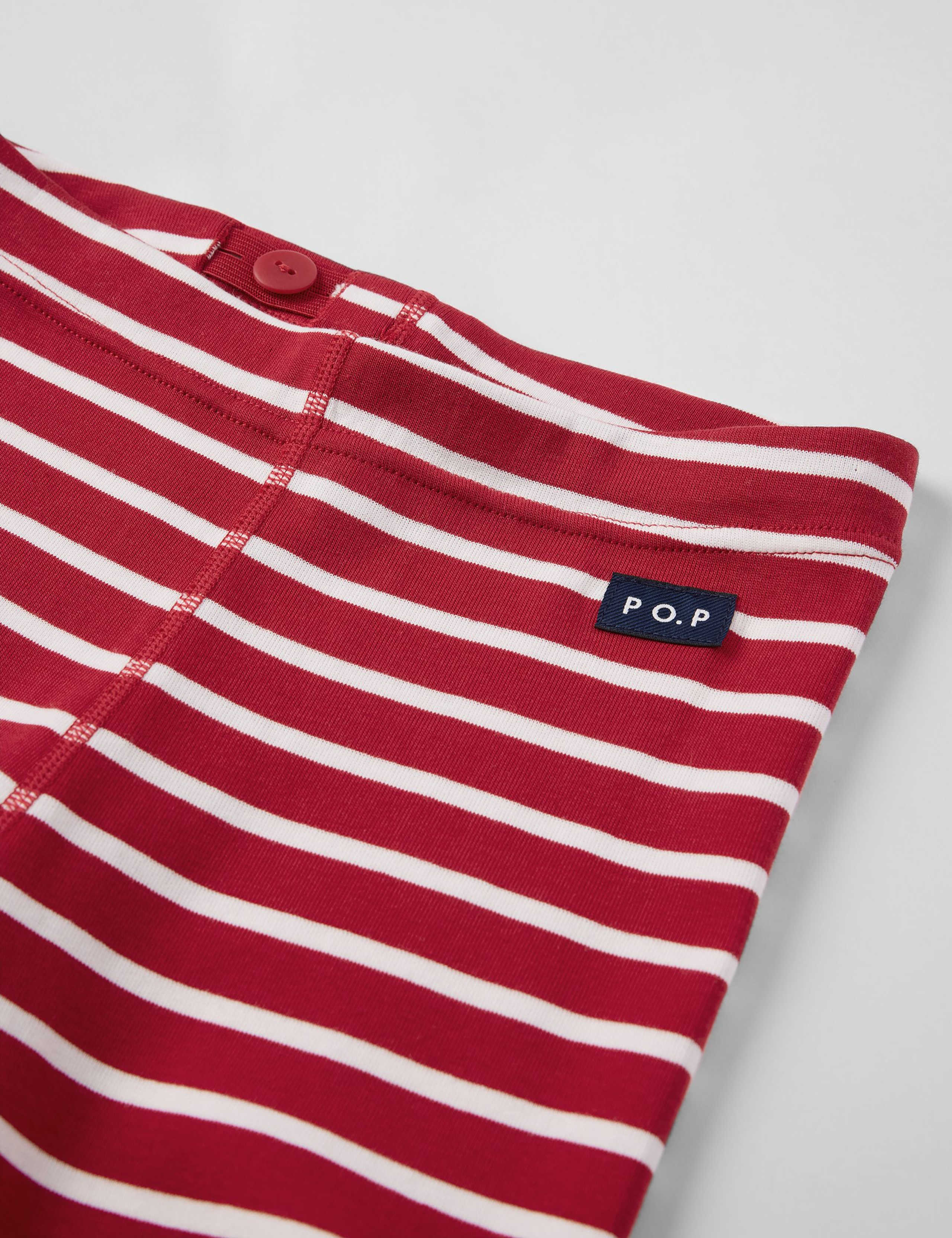 Pure Cotton Striped Leggings (1-10 Yrs) 3 of 3