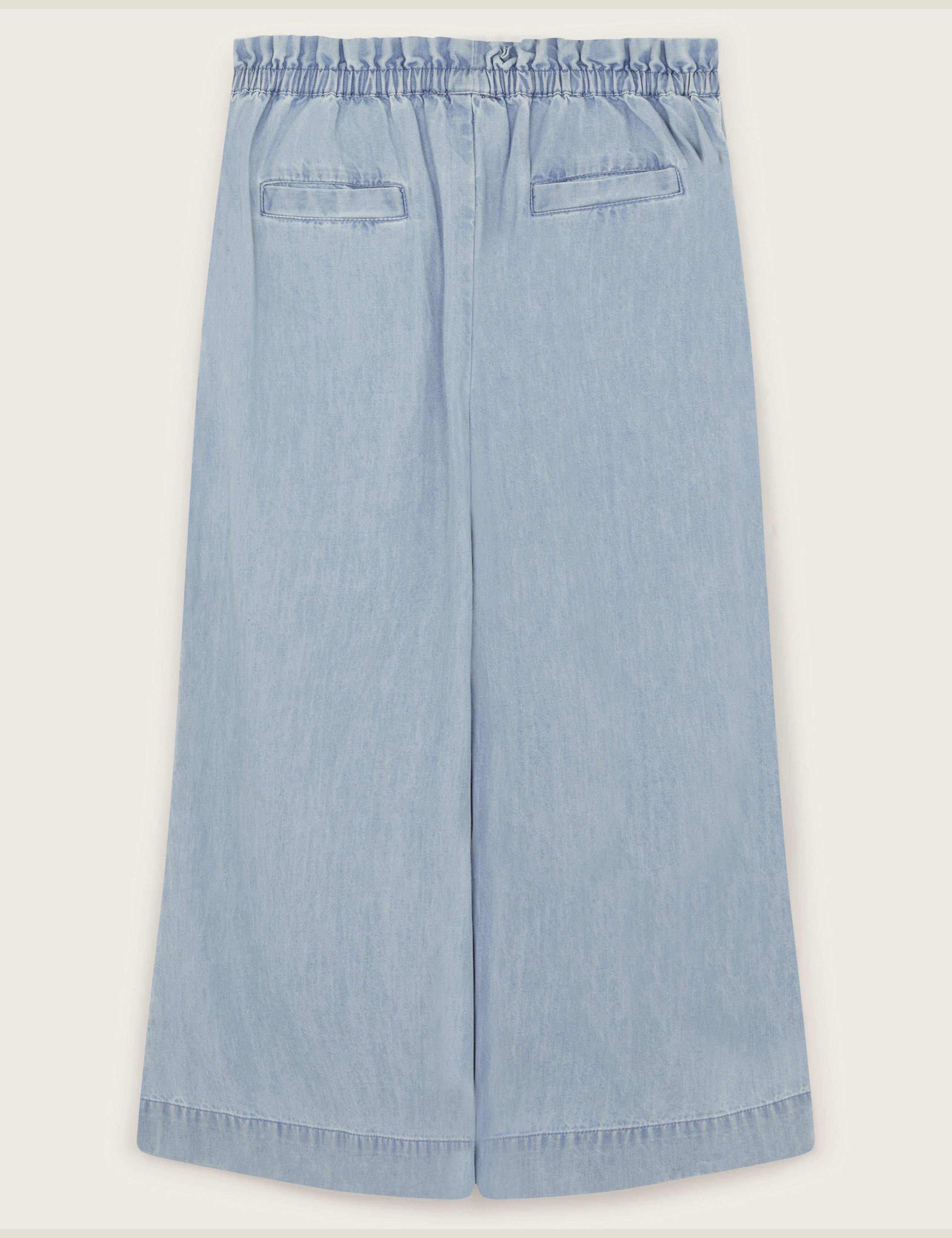 Pure Cotton Chambray Wide Leg Trousers (3-13 Yrs) 3 of 3