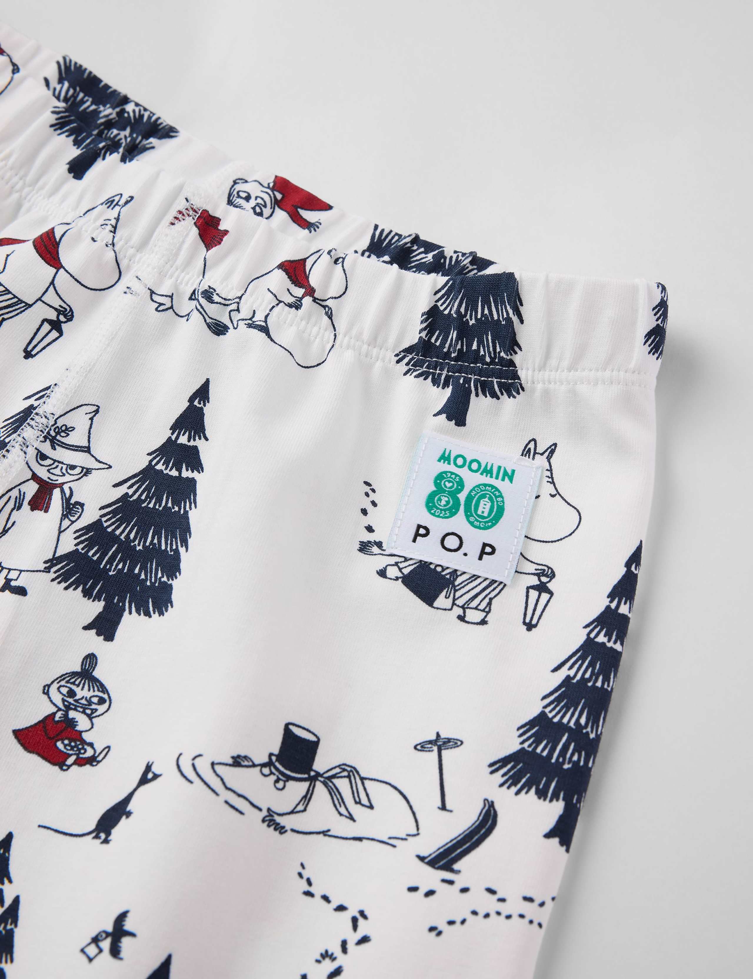 Cotton Rich Winter Moomin Print Pyjamas (1-10 Yrs) 2 of 3