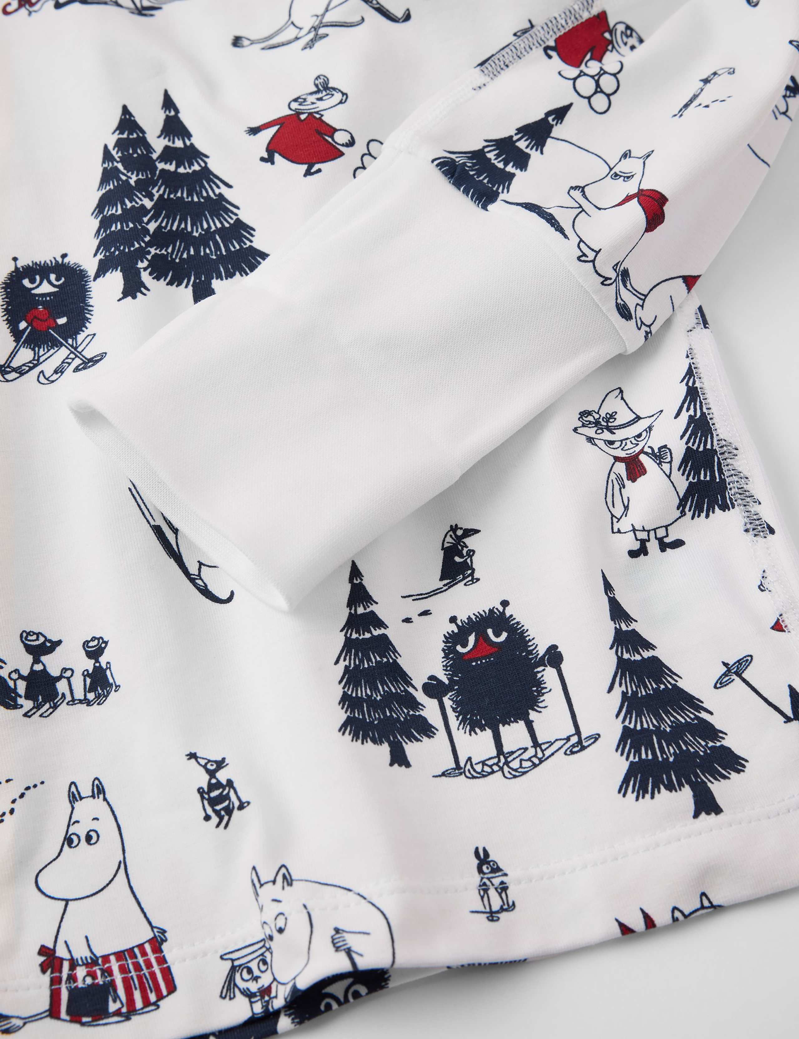 Cotton Rich Winter Moomin Print Pyjamas (1-10 Yrs) 3 of 3